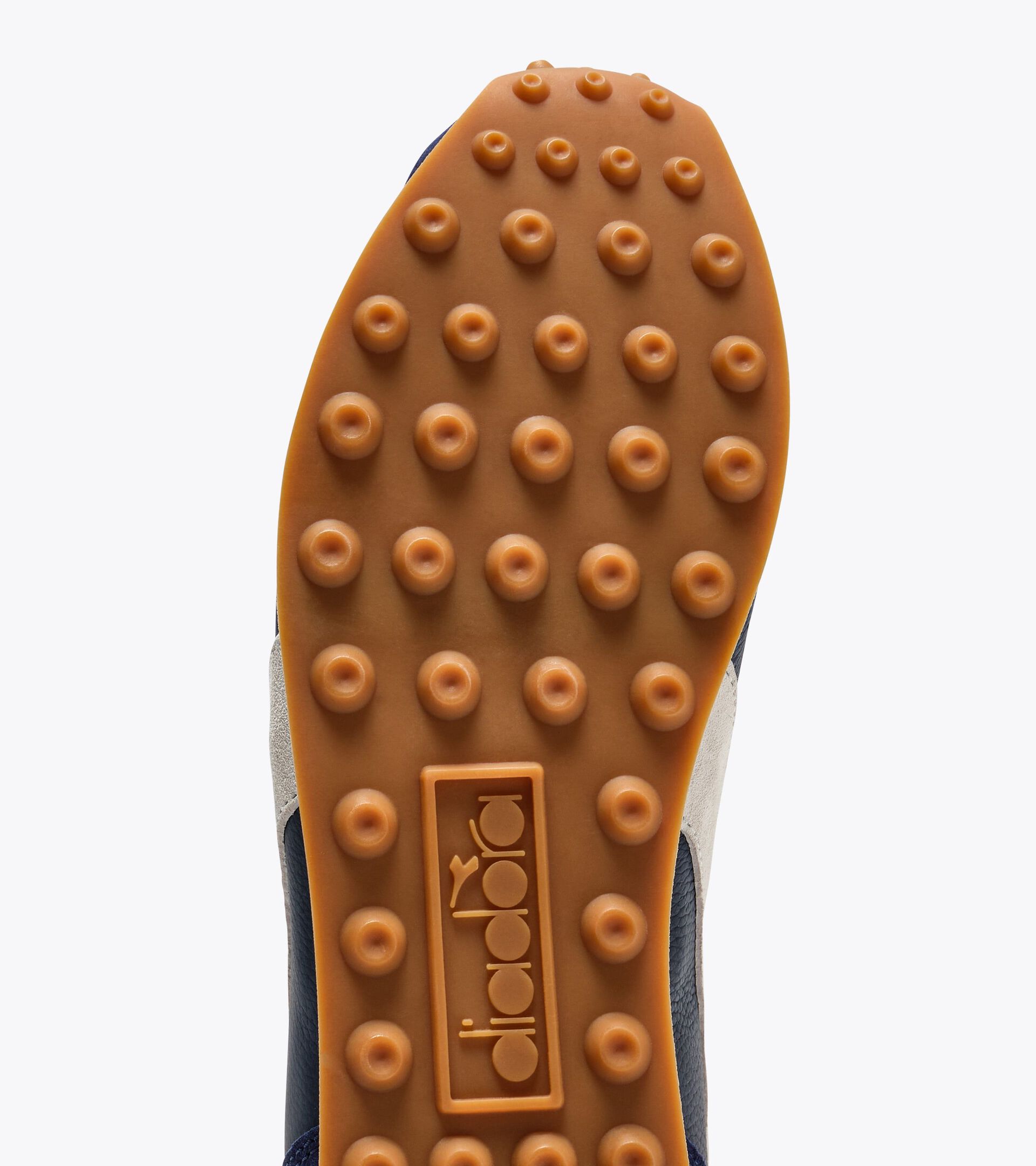 Low-profile leather sneaker - All-gender RALLY PUNCHED MEDIEVAL BLUE - Diadora