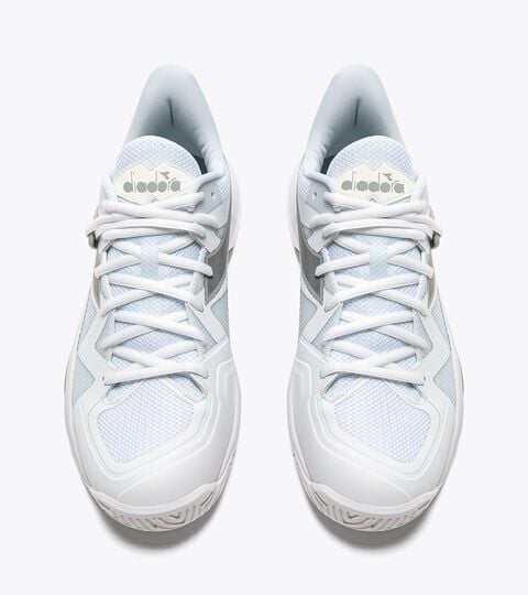 B.ICON 2 W AG, WHITE/SILVER Tennis shoes for hard surfaces or clay courts - Women B.ICON 2 W AG WHITE/SILVER - Diadora