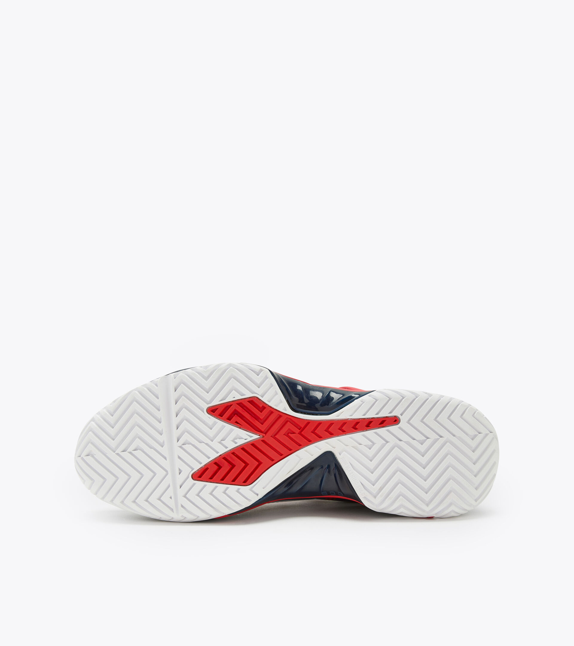 Tennis shoes for hard surfaces or clay - Men B.ICON 2 AG BLUE CORSAIR/WHITE/FIERY RED - Diadora