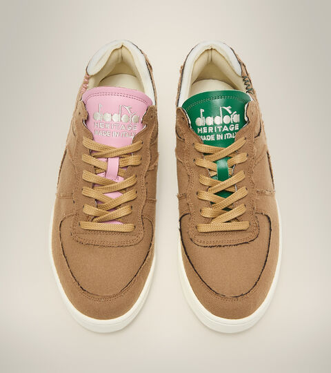 MI BASKET ROW CUT ITA VALDILANA, TOASTED COCONUT Made in Italy Heritage Shoe - Unisex MI BASKET ROW CUT ITA VALDILANA TOASTED COCONUT - Diadora