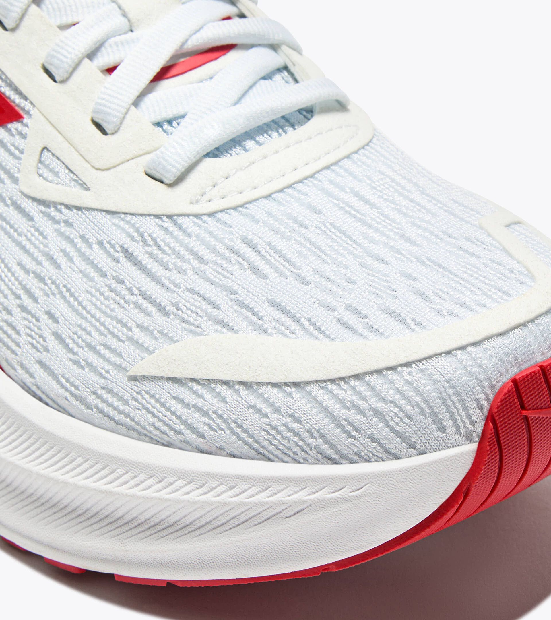 Running shoe - Comfort and stability - Women’s NUCLEO 2 W WHITE/FIERY RED - Diadora