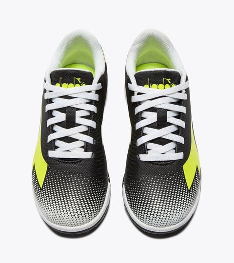 Chaussures de football pour terrains synth&eacute;tiques - Junior
 PICHICHI 8 TF JR NOIR/JAUNE FLUO DIA - Diadora