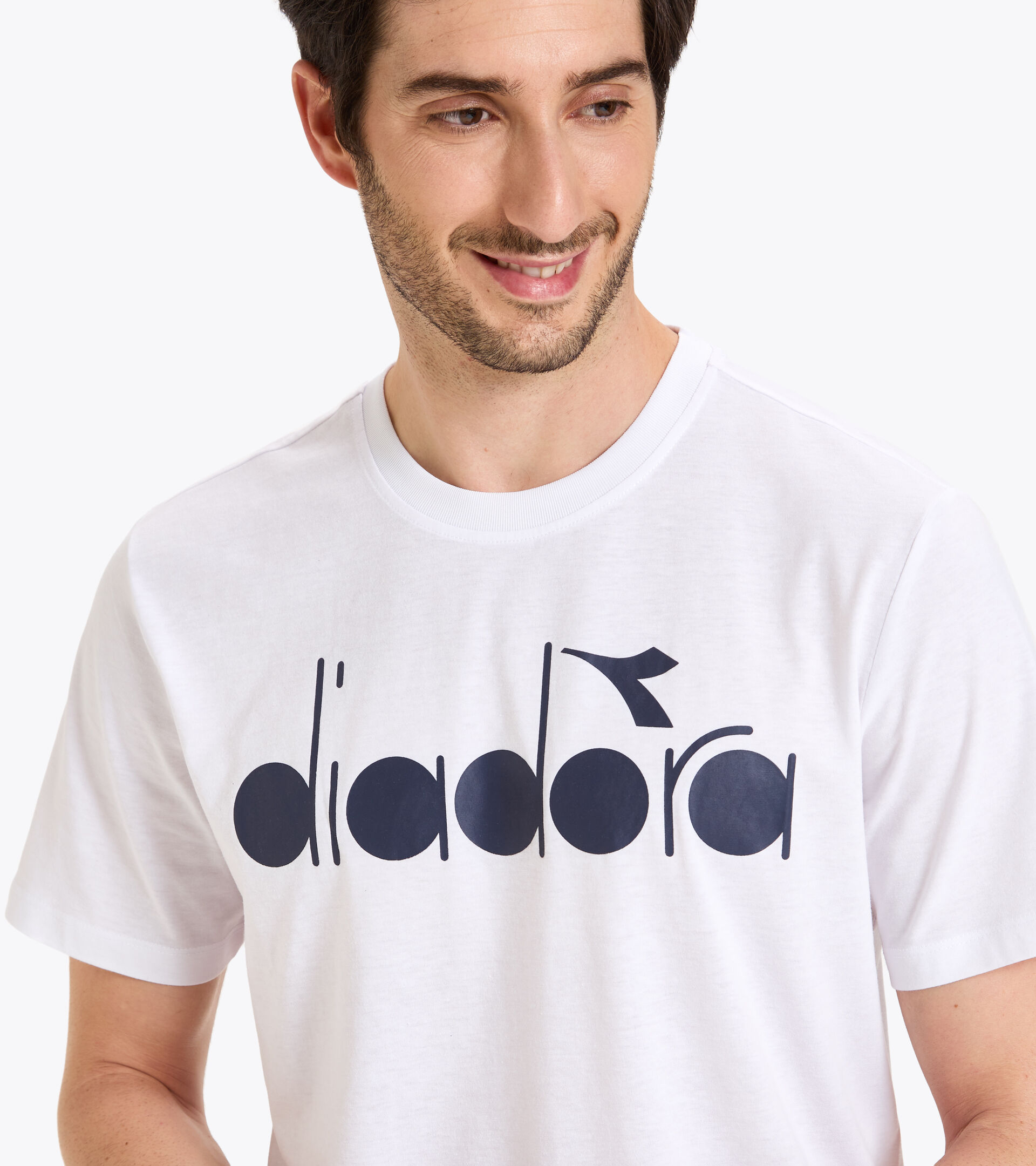 T-shirt de tennis - Homme SS T-SHIRT DIADORA CLUB BLANC VIF - Diadora