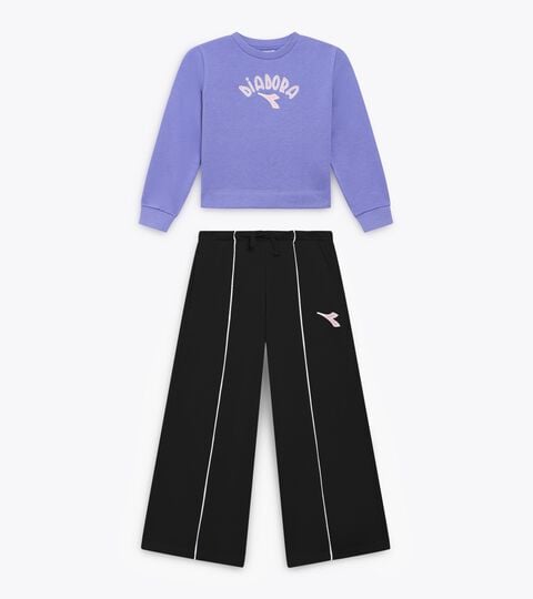 JG. TRACKSUIT (BR), IRIS FLEUR Ensemble survêtement - Ado fille JG. TRACKSUIT (BR) IRIS FLEUR - Diadora