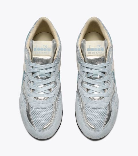 Sneakers Heritage en cuir - Profil bas - Pour tous les genres EQUIPE REVENGE SW WN BLEU NIL - Diadora