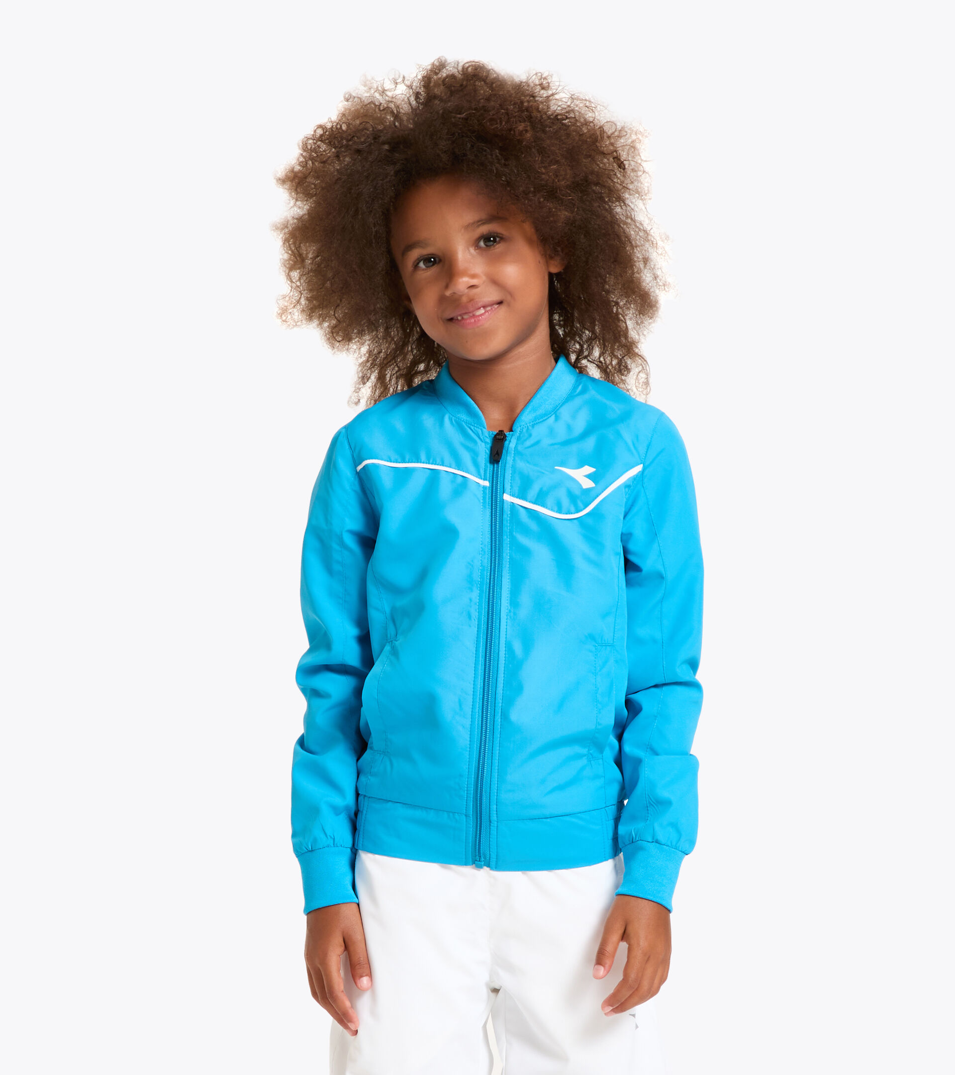 Tennis jacket - Junior G. JACKET COURT ROYAL FLUO - Diadora