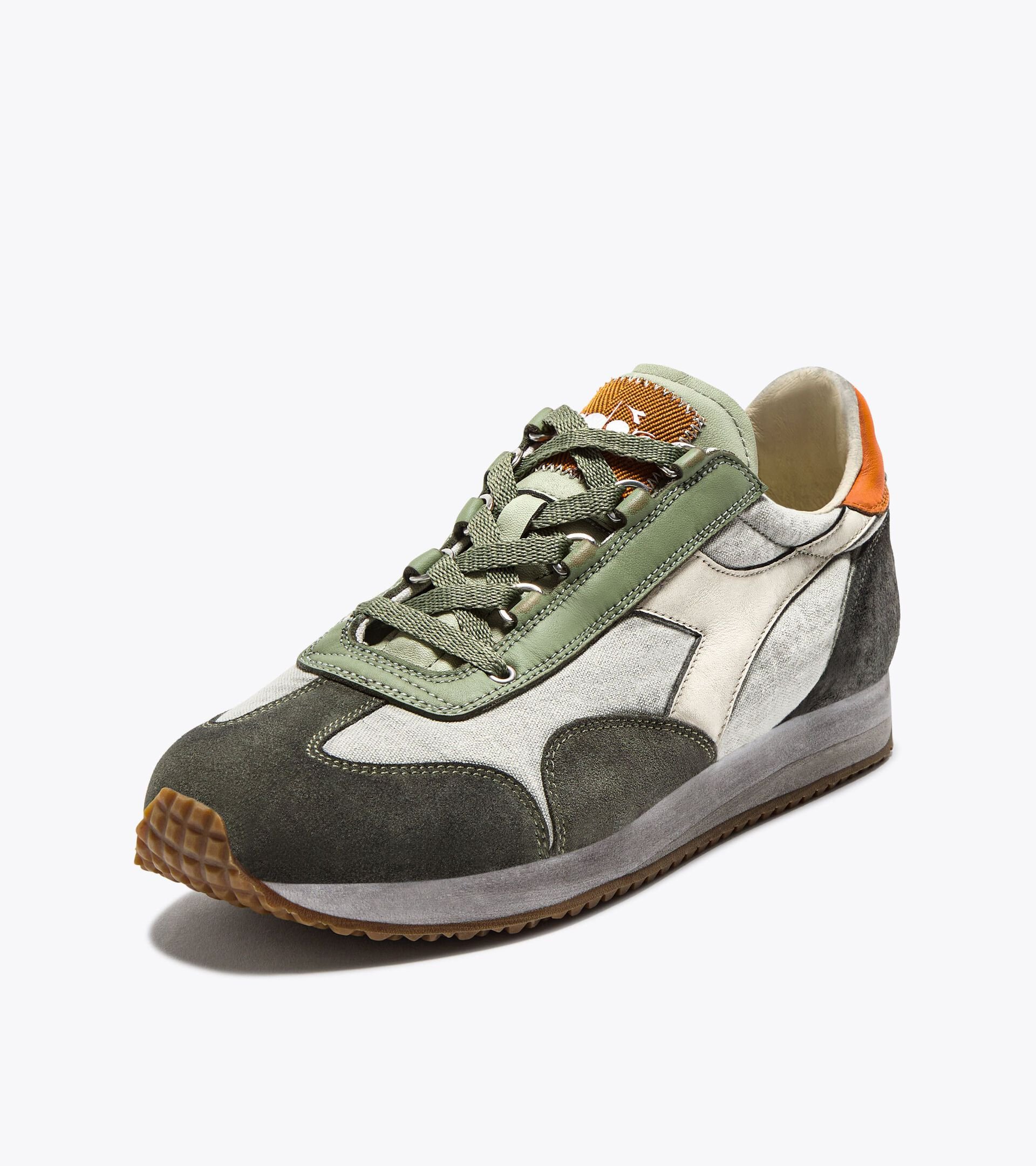 Low-profile Heritage sneaker - All-gender EQUIPE DIRTY SW EVO FOG GREEN - Diadora