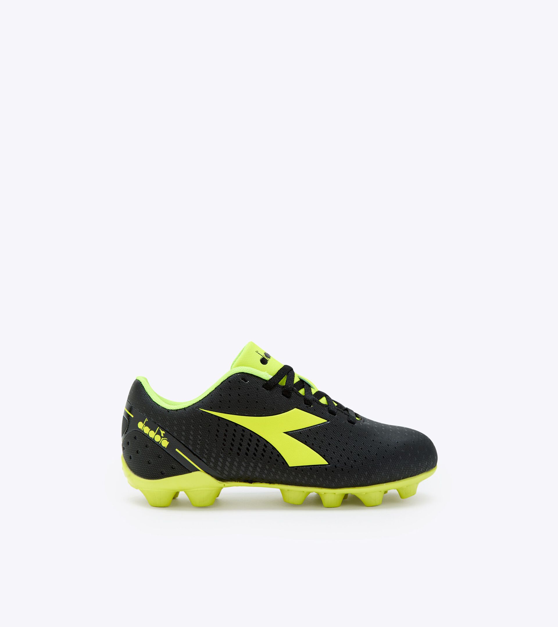 Junior football boots - Unisex PICHICHI 5 MD JR BLACK/FLUO YELLOW DIADORA - Diadora