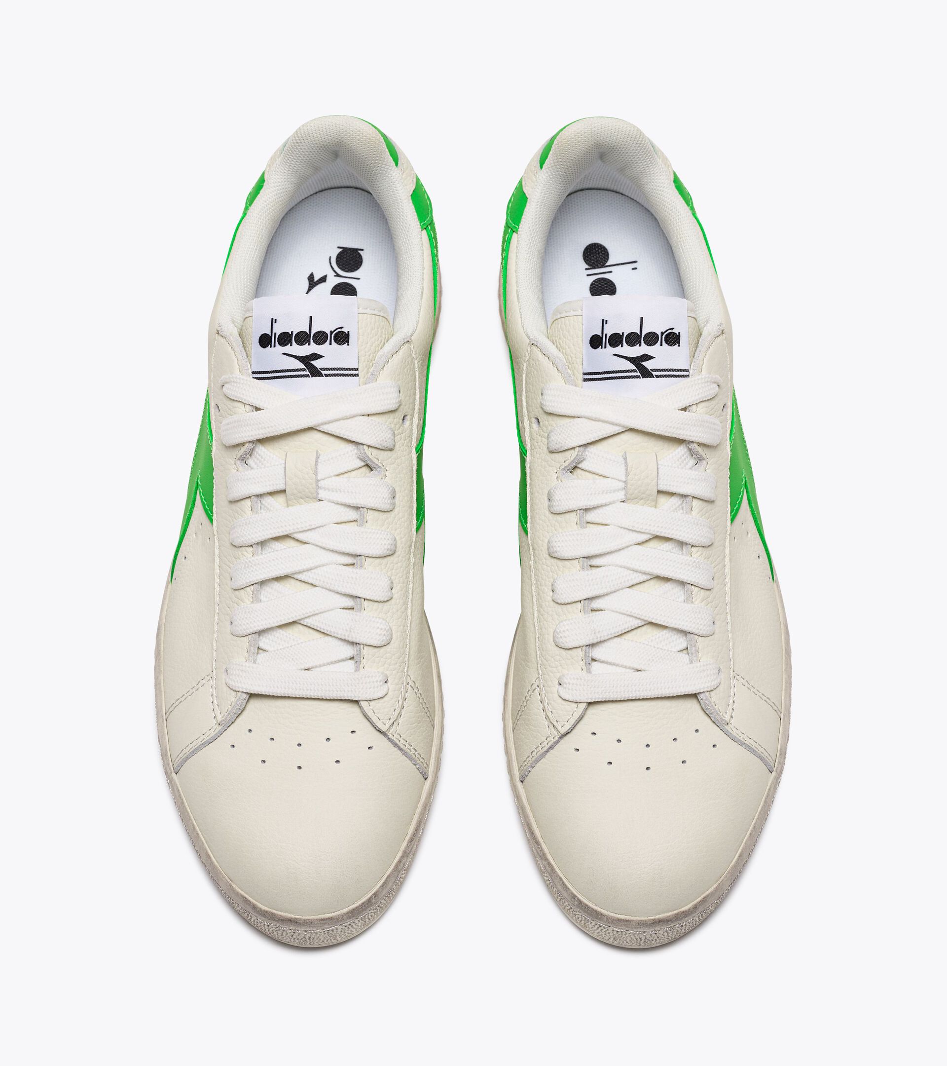 Sneaker sportiva - Gender Neutral GAME L LOW FLUO WAXED BIANCO/VERDE DIADORA - Diadora