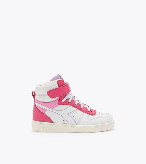Sports shoes - Kids 4-8 years MAGIC BASKET MID PS PINK YARROW/WHITE - Diadora