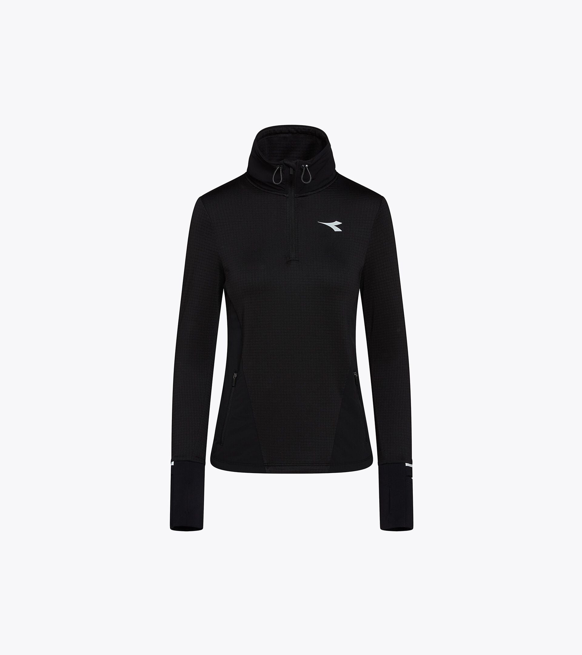 Forro polar termorregulador con tejido FIBRAZERO - Running Winter Protection - Mujer L. WARM UP WINTER FIBRAZERO NEGRO - Diadora