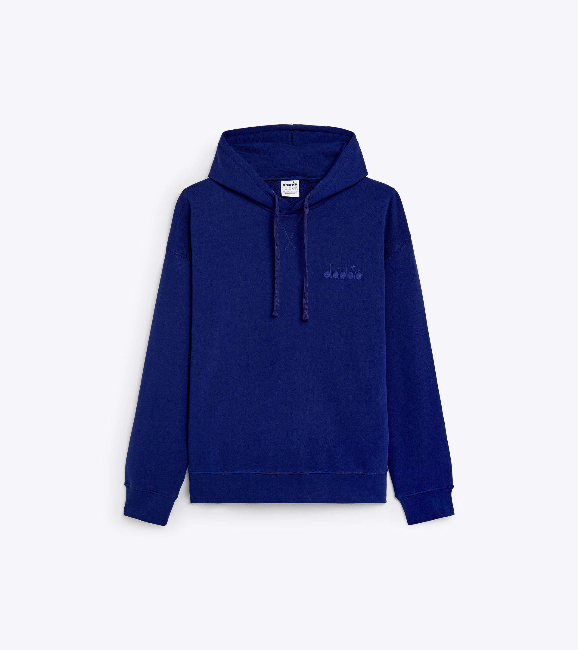 Felpa con cappuccio in cotone - Gender neutral HOODIE SPW LOGO BLU STAMPA - Diadora