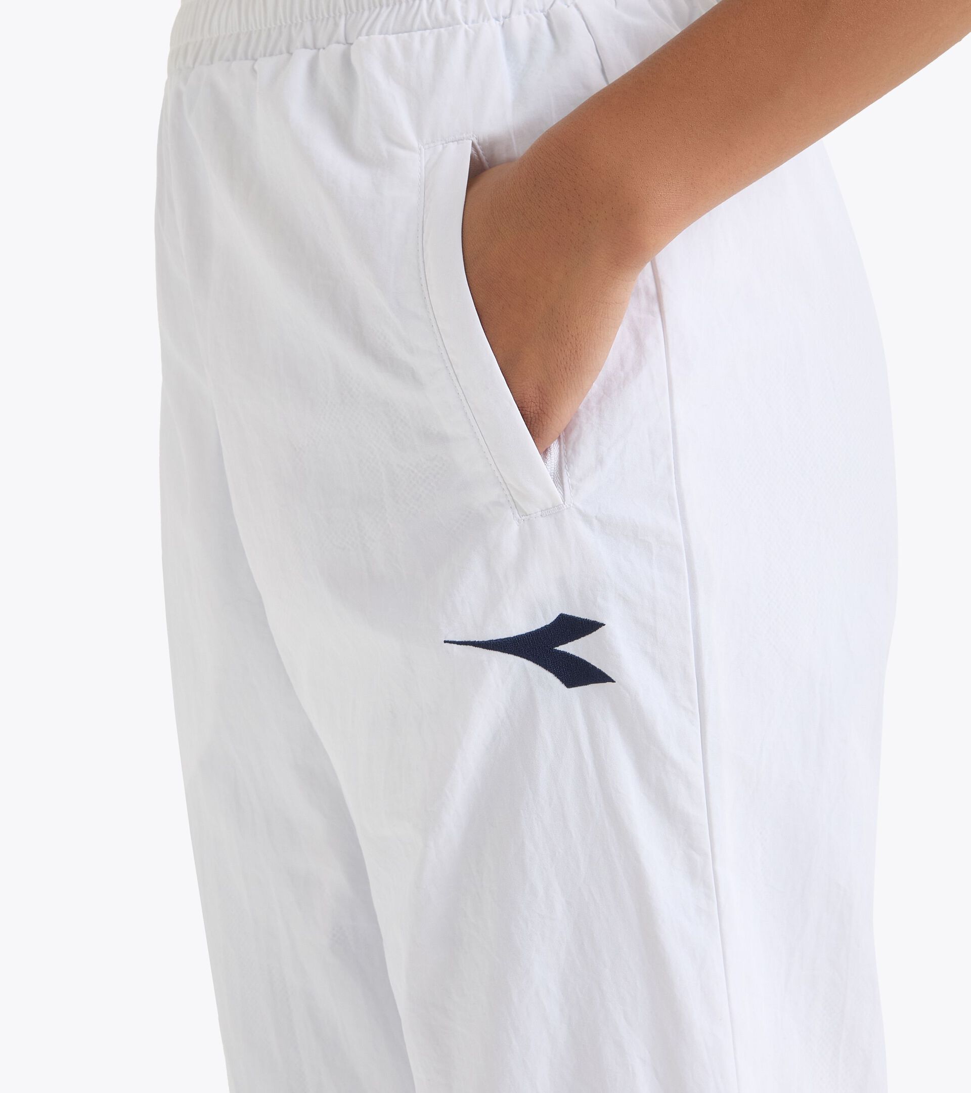 Ch&aacute;ndal de tenis de tasl&aacute;n - Competici&oacute;n - Para todos los g&eacute;neros U. TRACK PANTS MATCH BLANCO VIVO - Diadora