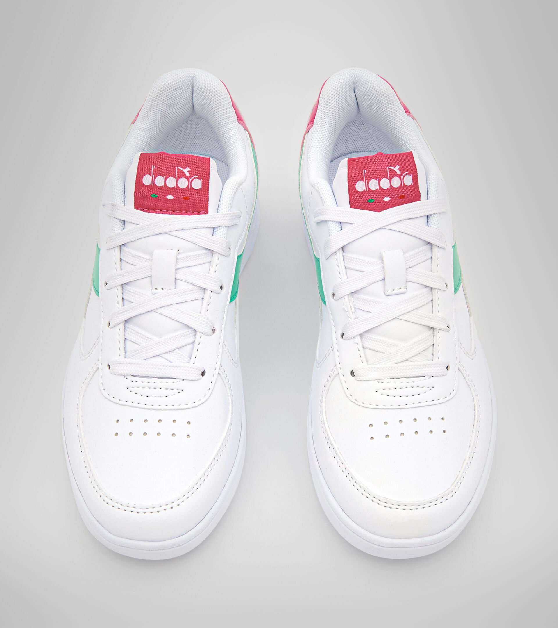 Sports shoes - Youth 8-16 years RAPTOR LOW GS WHITE/BISCAY BAY - Diadora