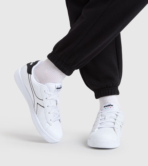 GAME P GS, BLANCO/BLANCO/NEGRO Zapatilla deportiva - Niños 8-16 años GAME P GS BLANCO/BLANCO/NEGRO - Diadora
