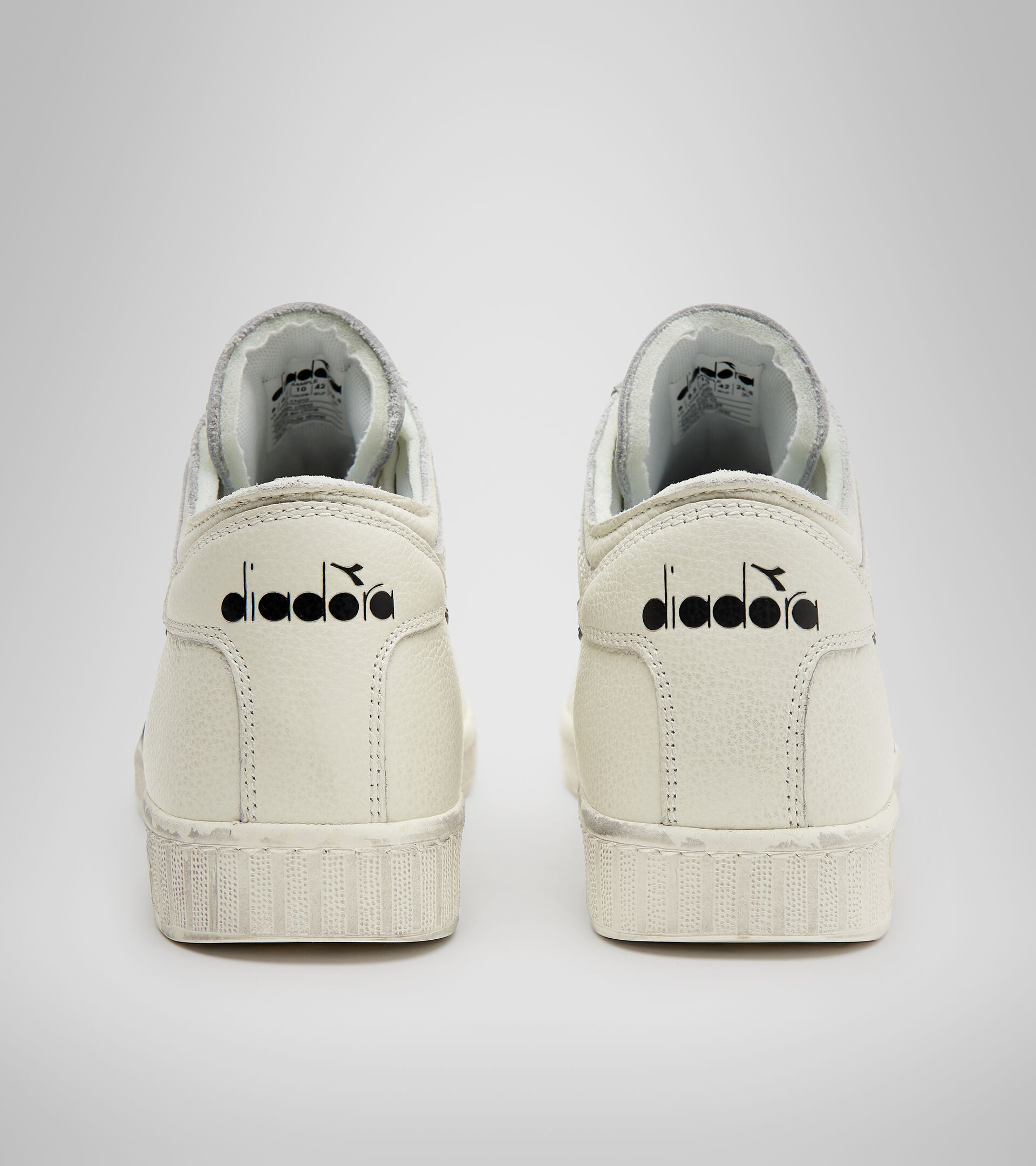 Sports shoes - Unisex GAME L WAXED ROW CUT WHITE/BLACK - Diadora