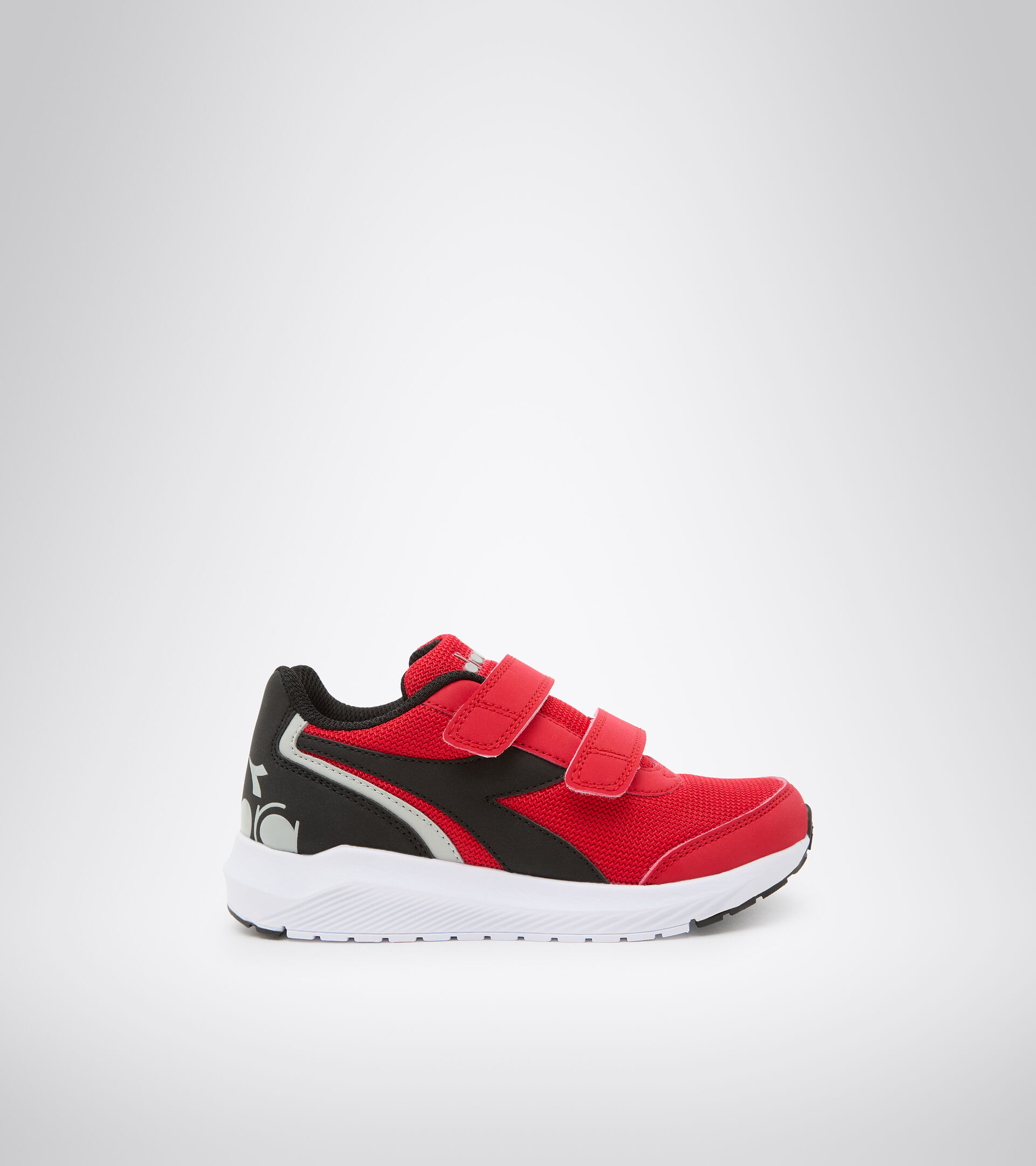 Running shoe - Kids FALCON JR V HIGH RISK RED/BLACK/WHIE - Diadora