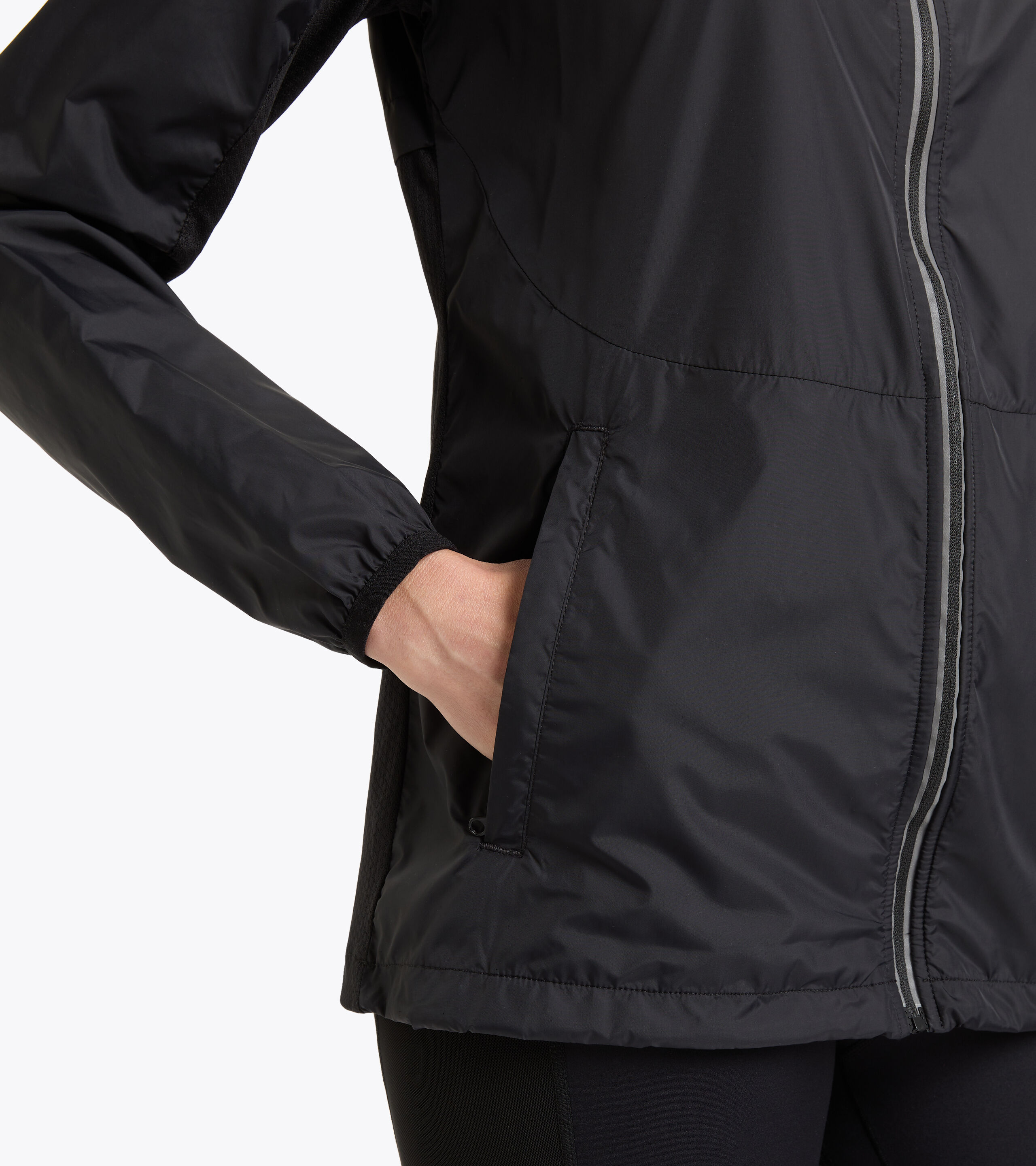 Water-Resistant Running Jacket Light North End Ladies Windbreaker-Packable 