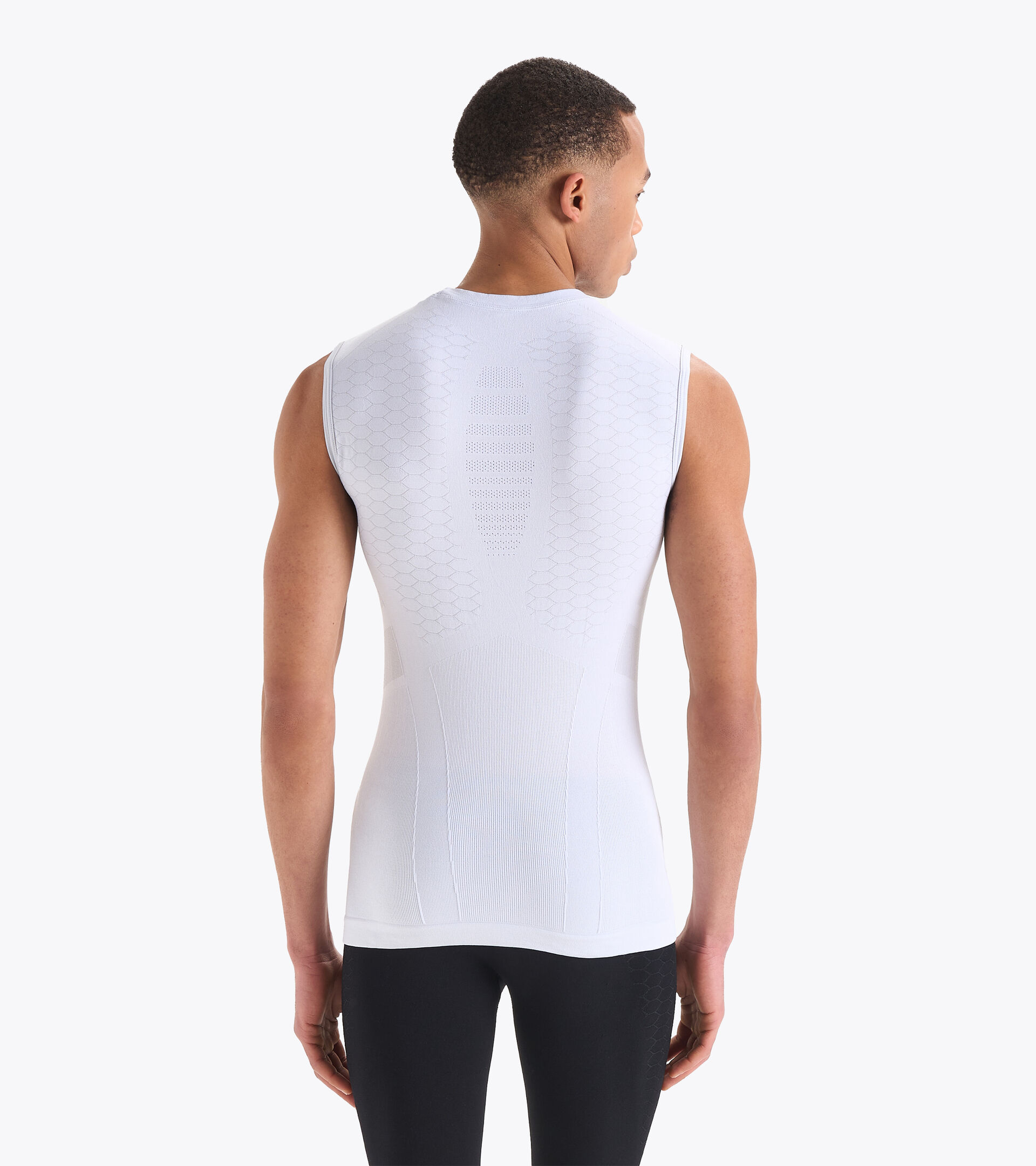 Débardeur de running - Homme SL T-SHIRT ACT BLANC VIF - Diadora