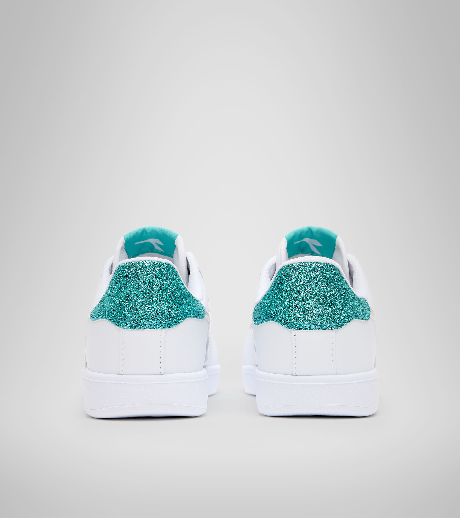 Sports shoes - Youth 8-16 years GAME P GS GIRL WHITE/BLUE TURQUOISE - Diadora
