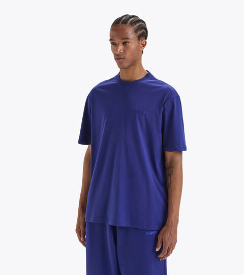 Cotton t-shirt - Gender neutral T-SHIRT SS SPW LOGO BLUE PRINT - Diadora