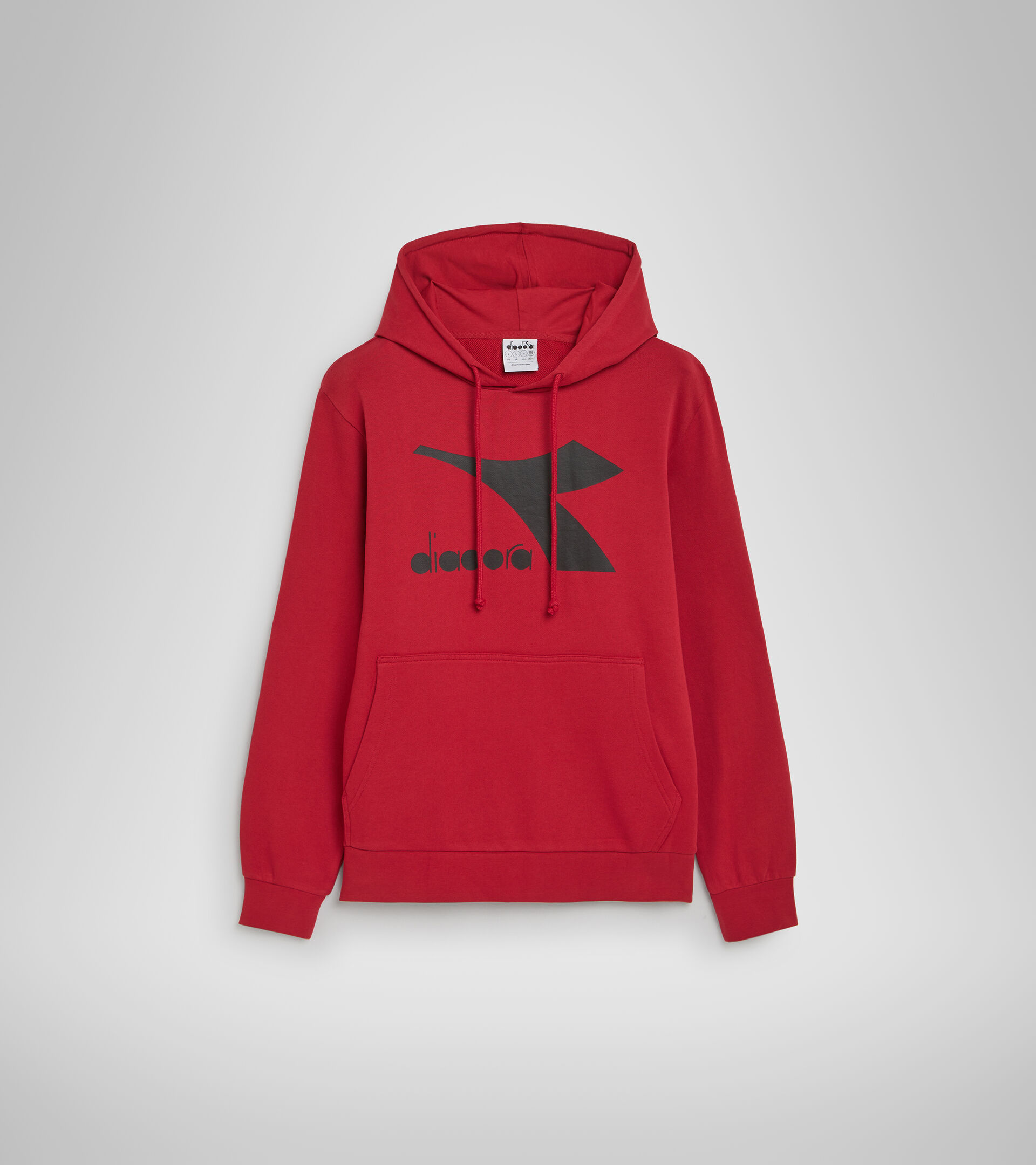 Sudadera deportiva con capucha - Hombre HOODIE CHROMIA ROJO SALVIA - Diadora