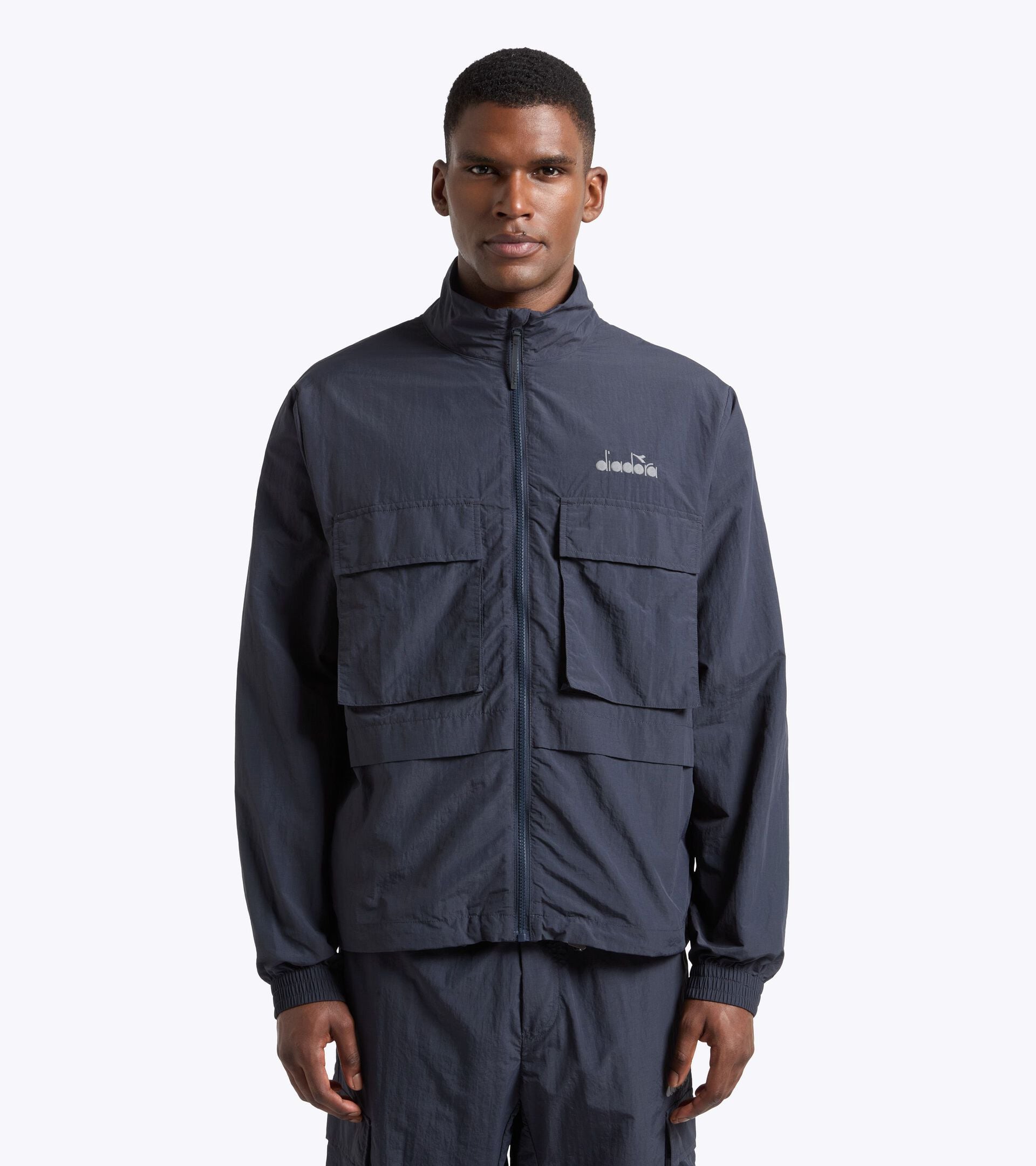 Tracksuit jacket - Regular fit - Men&rsquo;s TRACK JACKET AVENUE LAB BLACK COAL - Diadora