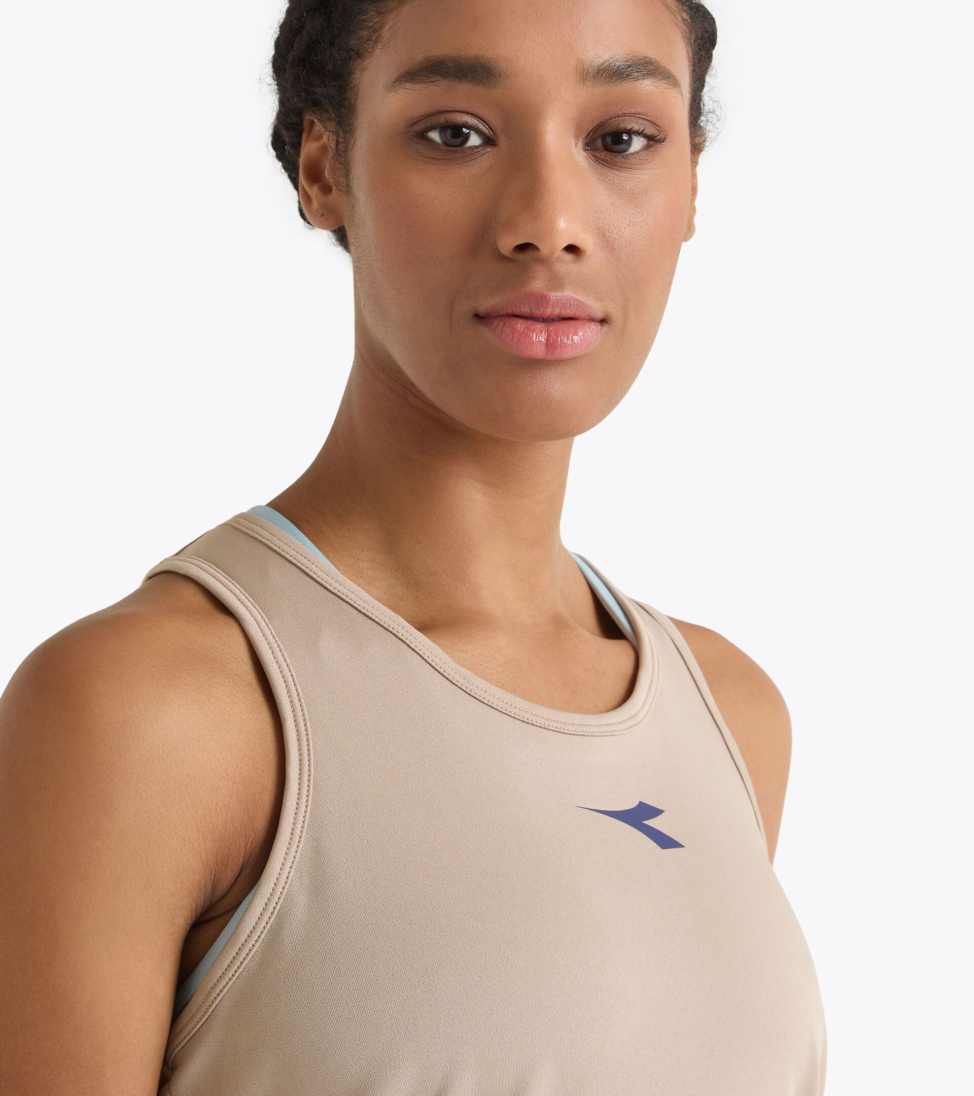 Tennis racerback tank top - Women’s L. TANK CORE HUMUS - Diadora