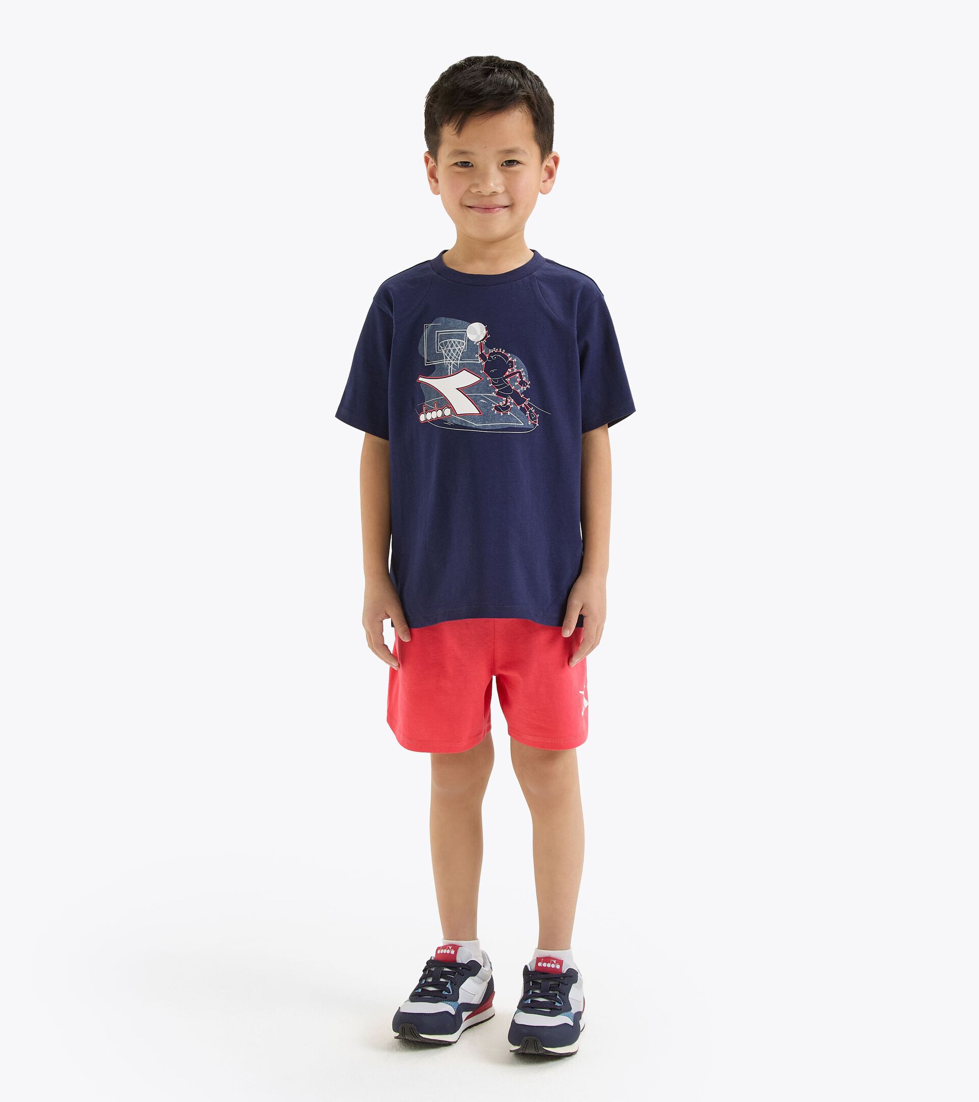 Sports set - T-shirt and shorts - Boy
 JB. SET SS RIDDLE CLASSIC NAVY - Diadora