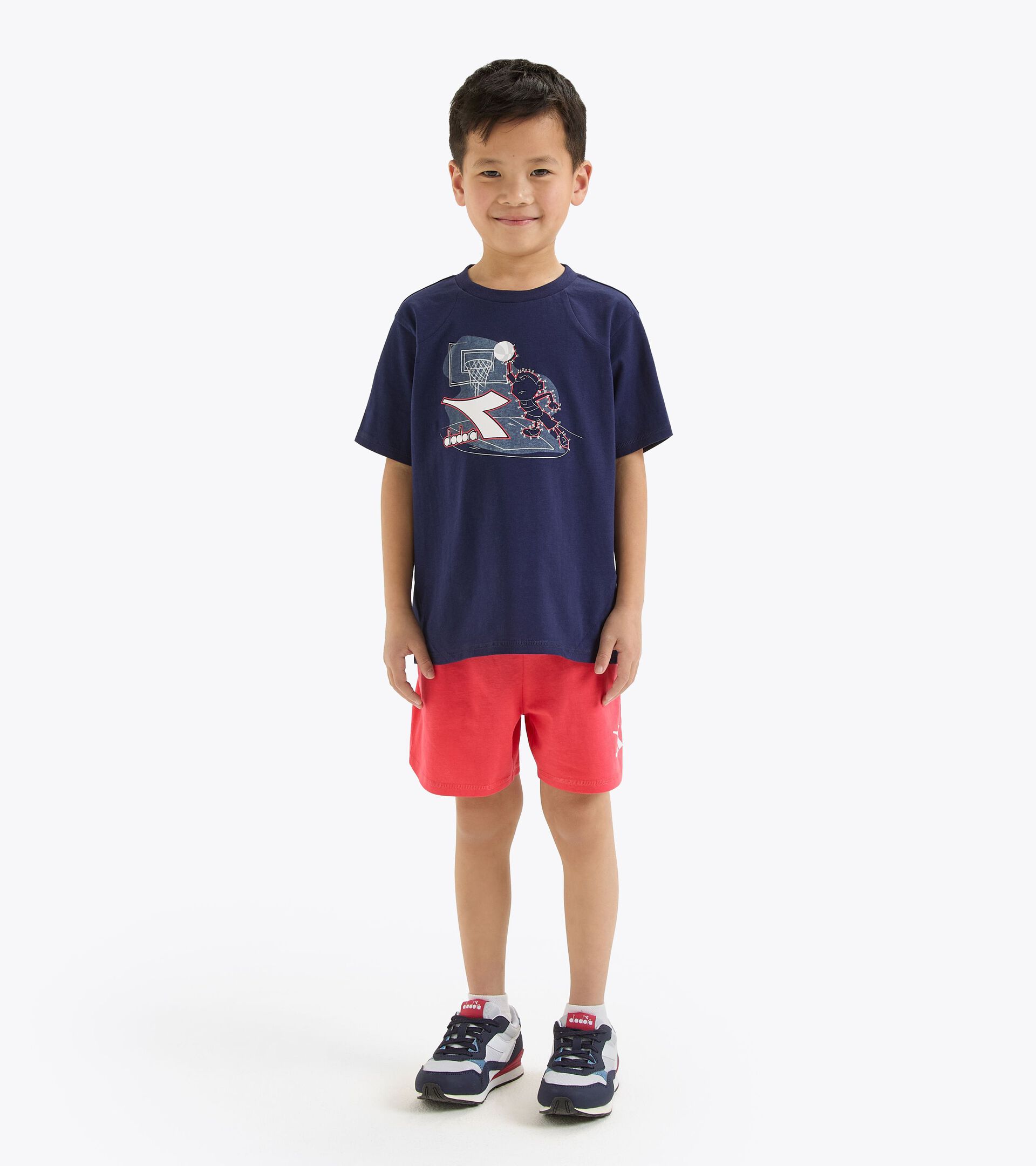 Sport-Set - T-Shirt und Shorts - Jungen
 JB. SET SS RIDDLE MARINEBLAU - Diadora