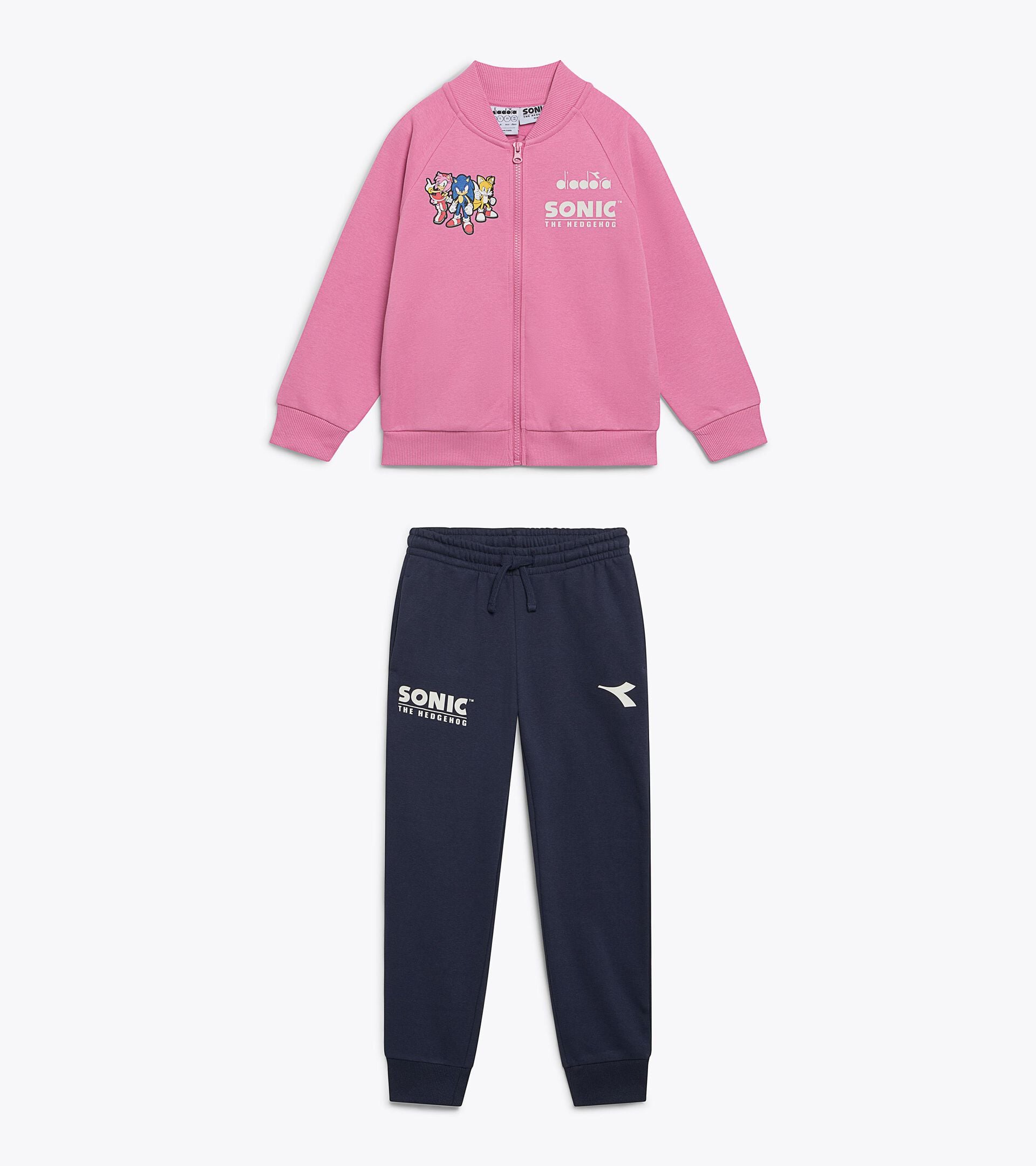 Ch&aacute;ndal cotton look - Ni&ntilde;os y ni&ntilde;as JU. TRACKSUIT FZ SONIC (BR) ROSA CACHEMIRA - Diadora