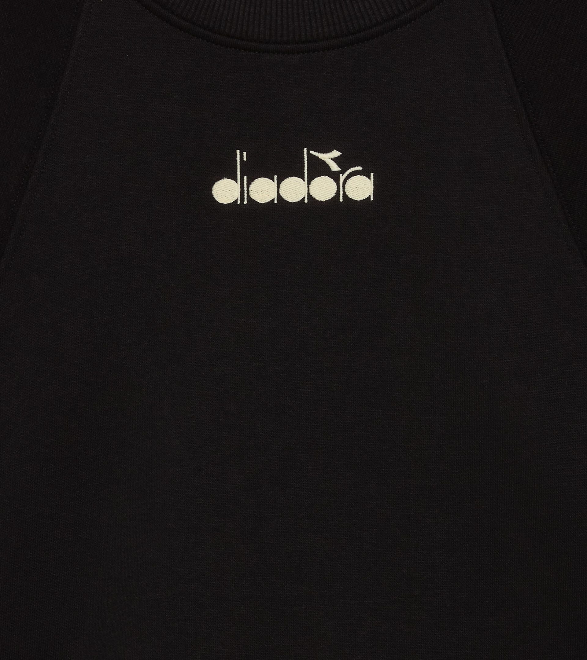 Sweatshirt aus Jersey - Comfort Fit - Damen L. SWEATSHIRT LOGO (BR) SCHWARZ - Diadora