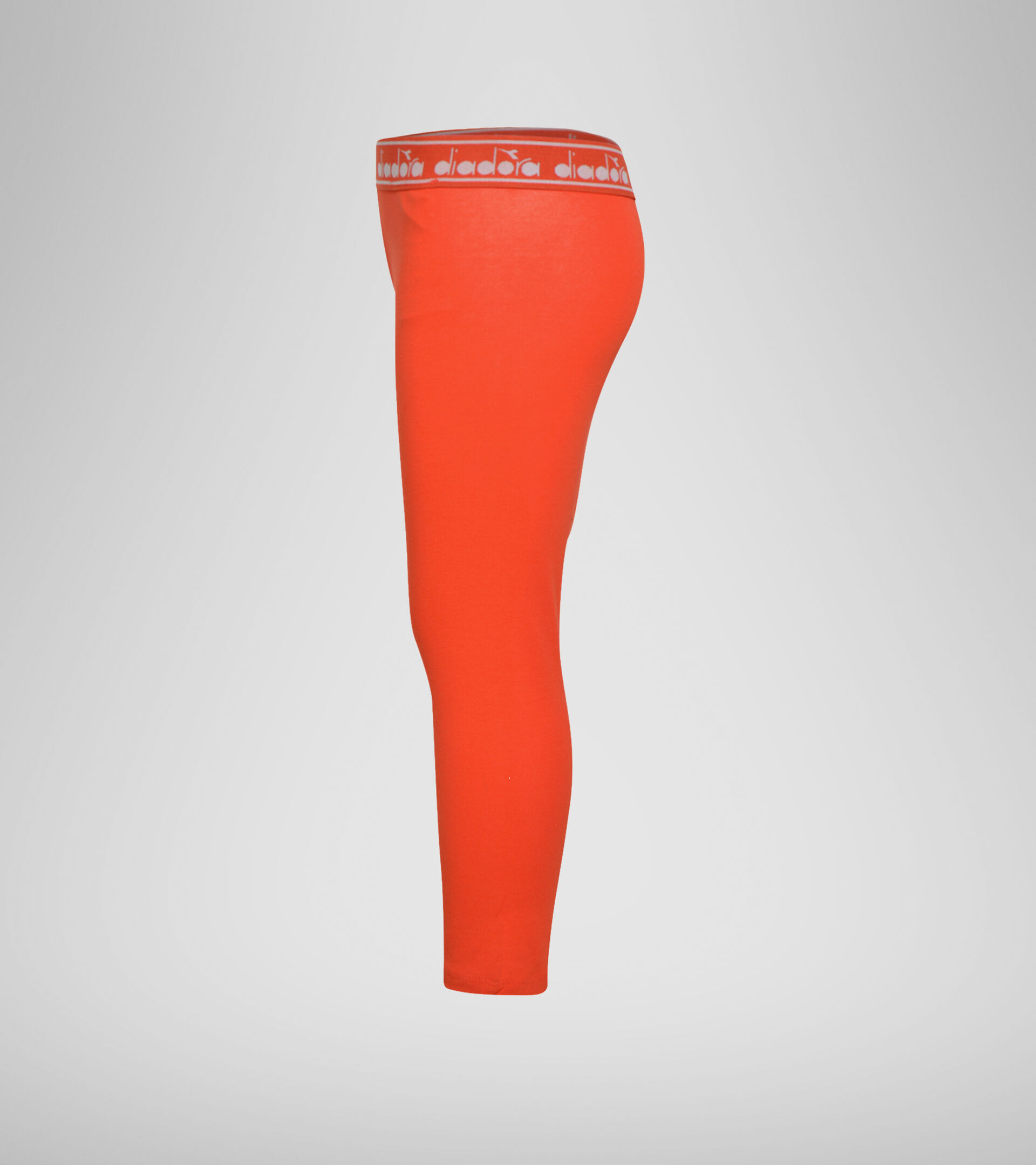 Leggings - Girls JG. LEGGINGS LOGO MANIA FIESTA RED - Diadora