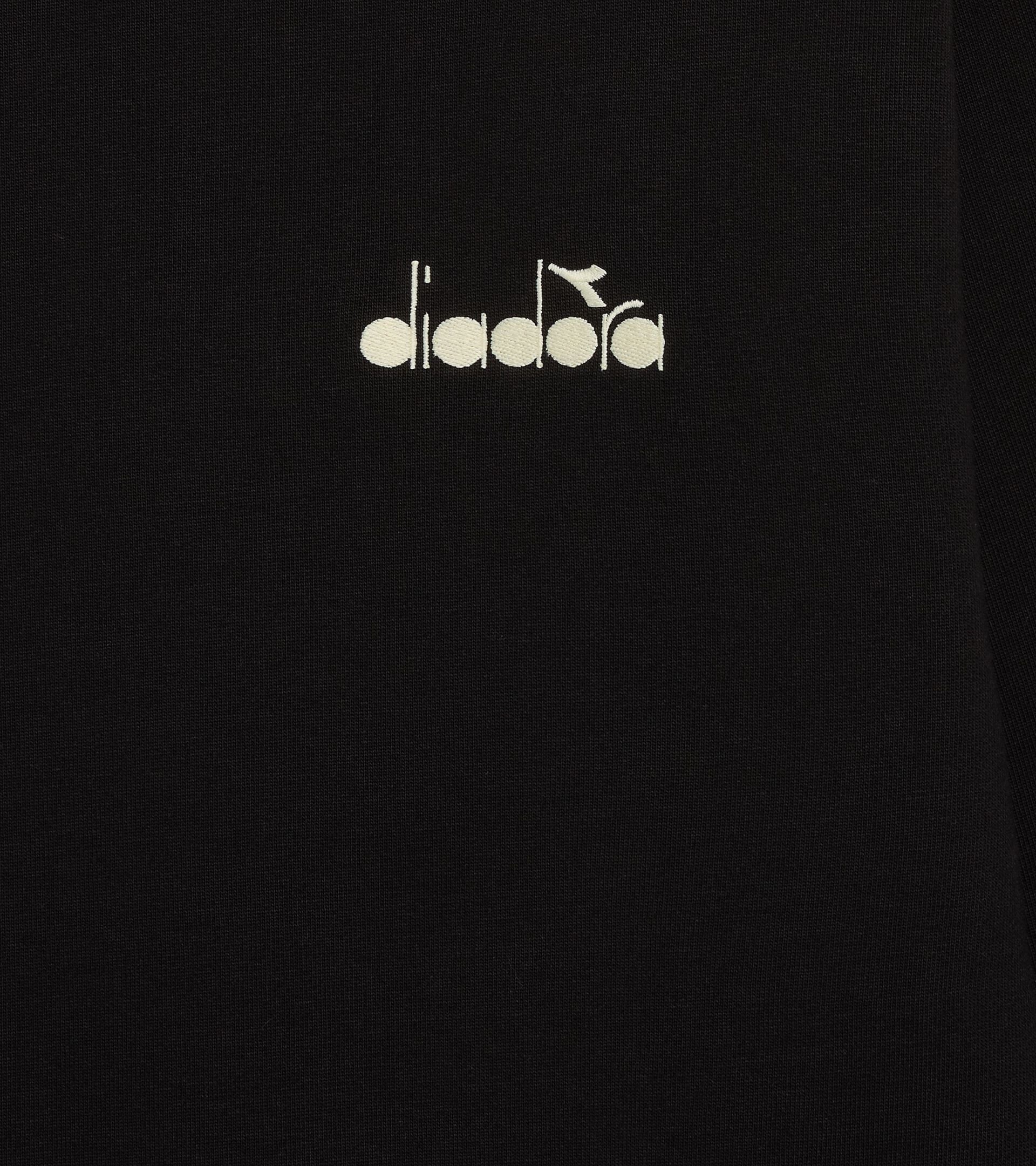 Jersey Sweatshirt - Regular fit - Men&rsquo;s LOGO CREW SWEATSHIRT (FT) BLACK - Diadora