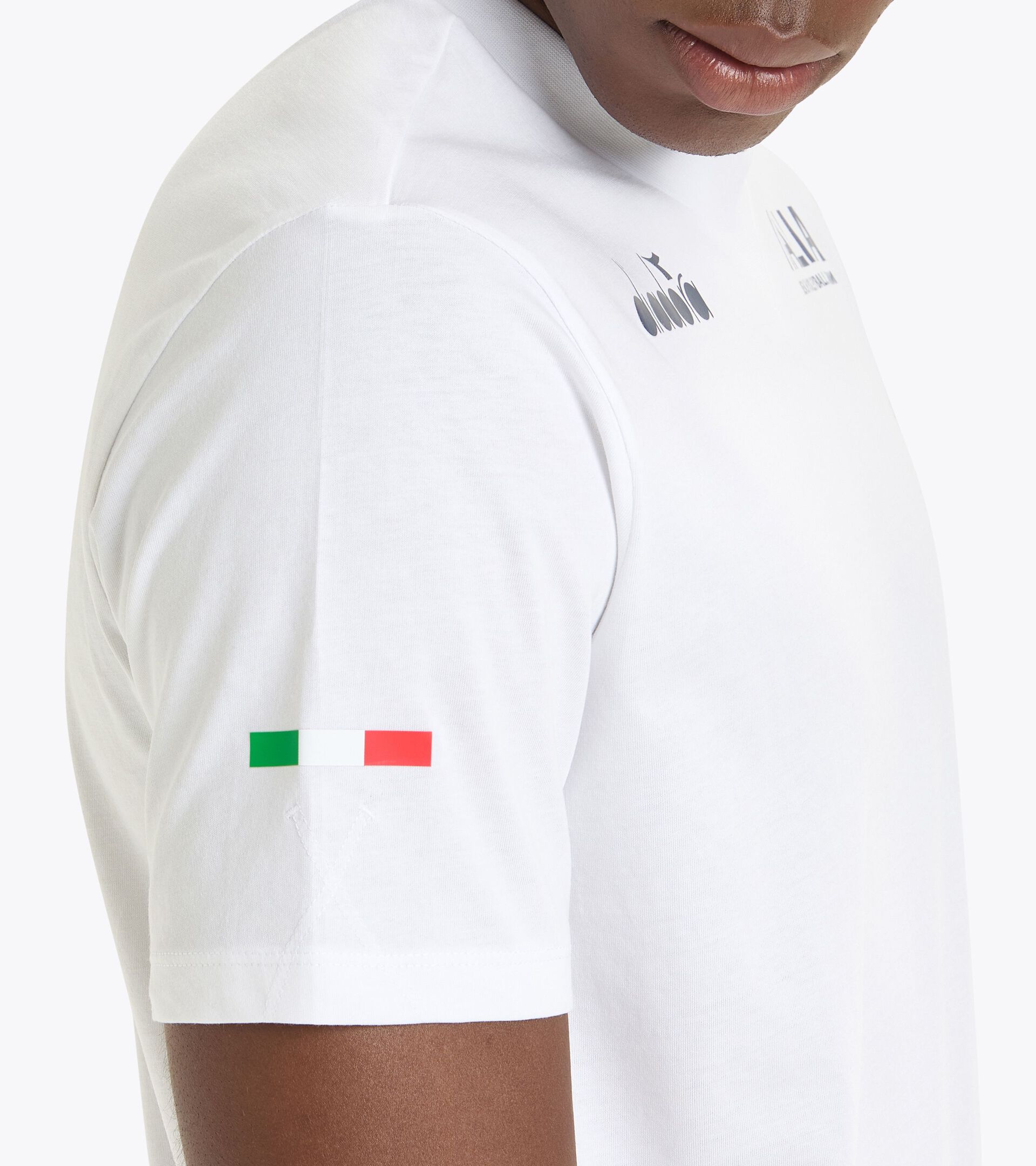 Representative t-shirt - Italy National Volleyball Team T-SHIRT RAPPRESENTANZA BV24 ITALIA OPTICAL WHITE - Diadora