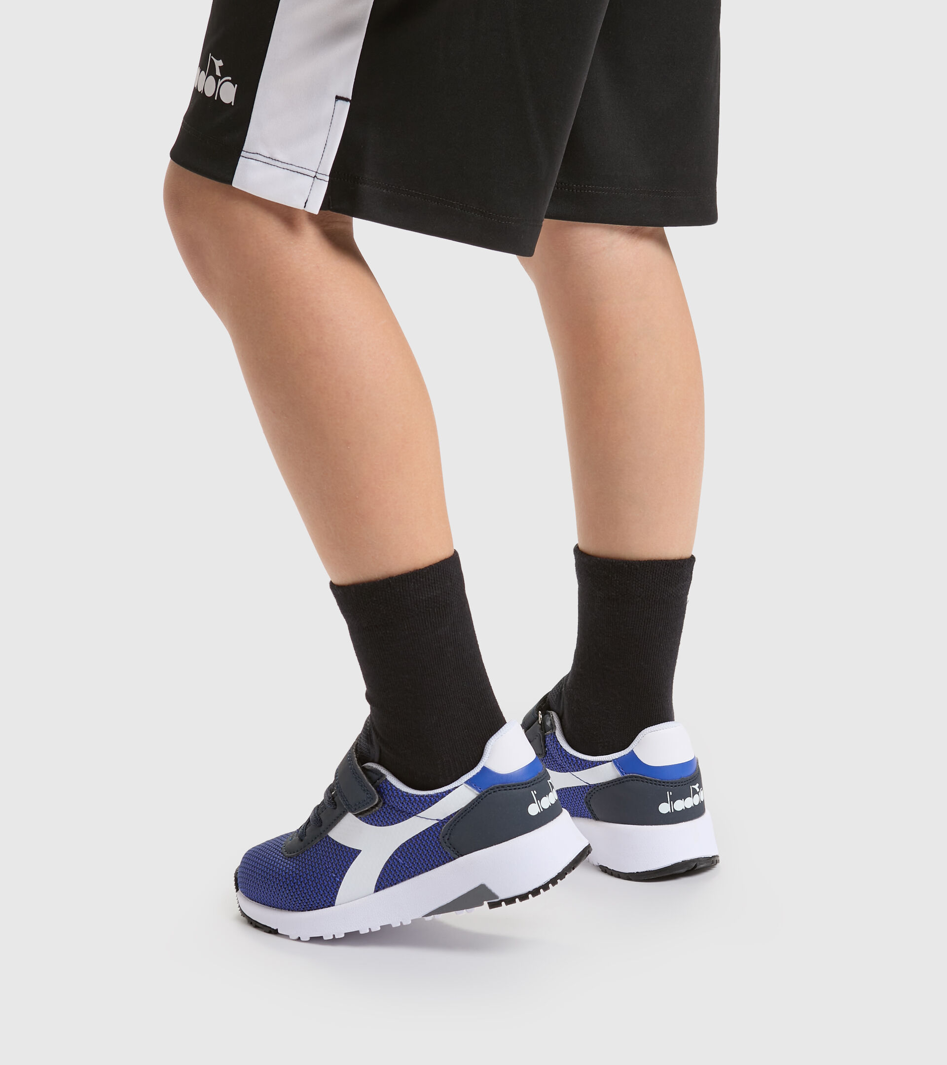 Sports shoes - Kids 4-8 years EVO RUN PS BLUE DENIM - Diadora