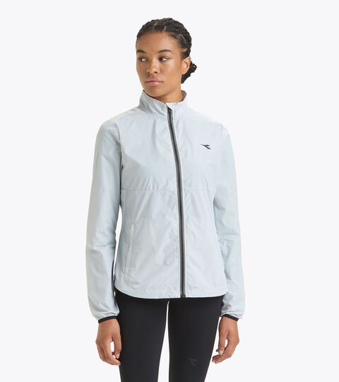 Windproof jacket - Women  L. PACKABLE WIND JACKET GREY CLOUD - Diadora