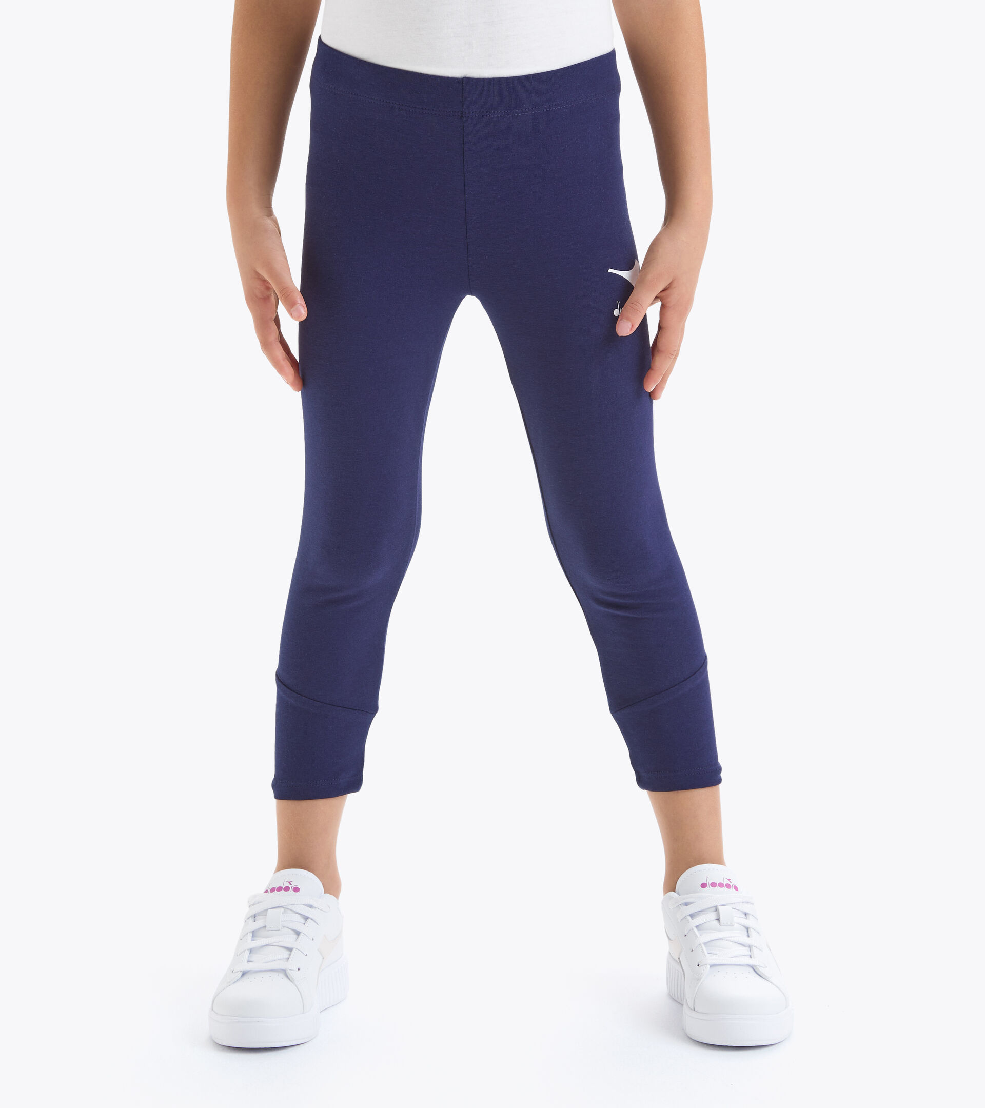 Leggings - Girls JG.LEGGINGS BOUNCE CLASSIC NAVY - Diadora