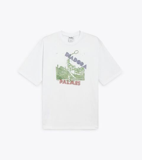 T-Shirt Legacy mit Archiv-Print - Made in Italy - Für alle Geschlechter
 T-SHIRT SS LEGACY I STRAHLEND WEISSE - Diadora