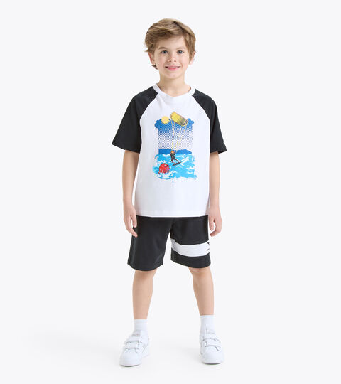 Ensemble de sport - Garçon JB.SET SS SPORT ART BLANC VIF - Diadora