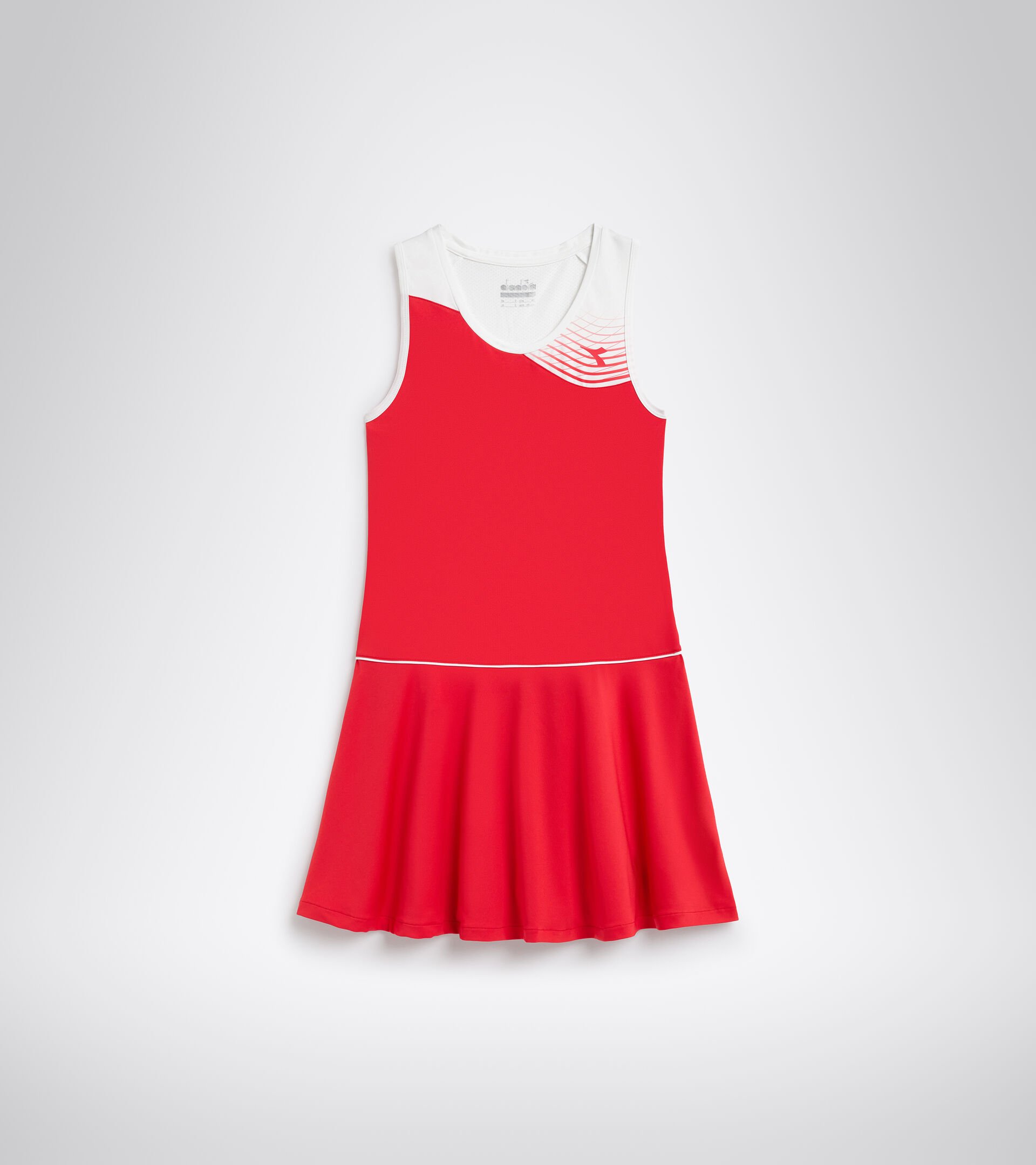 Damen-Tennis-Outfit L. DRESS COURT TOMATENROT - Diadora