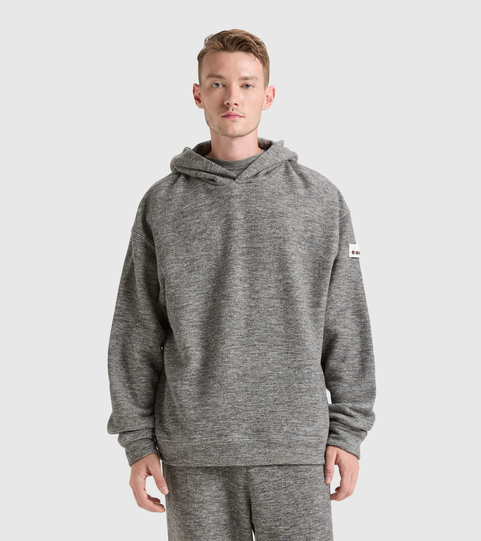 Sudadera con capucha - Unisex HOODIE MANIFESTO 2030 MEZCLA MARRON CAFE TURCO - Diadora