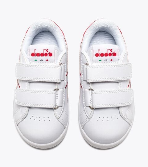 GAME P TD, WHITE/BITTERSWEET RED Sports shoes - Toddlers 1-4 years GAME P TD WHITE/BITTERSWEET RED - Diadora
