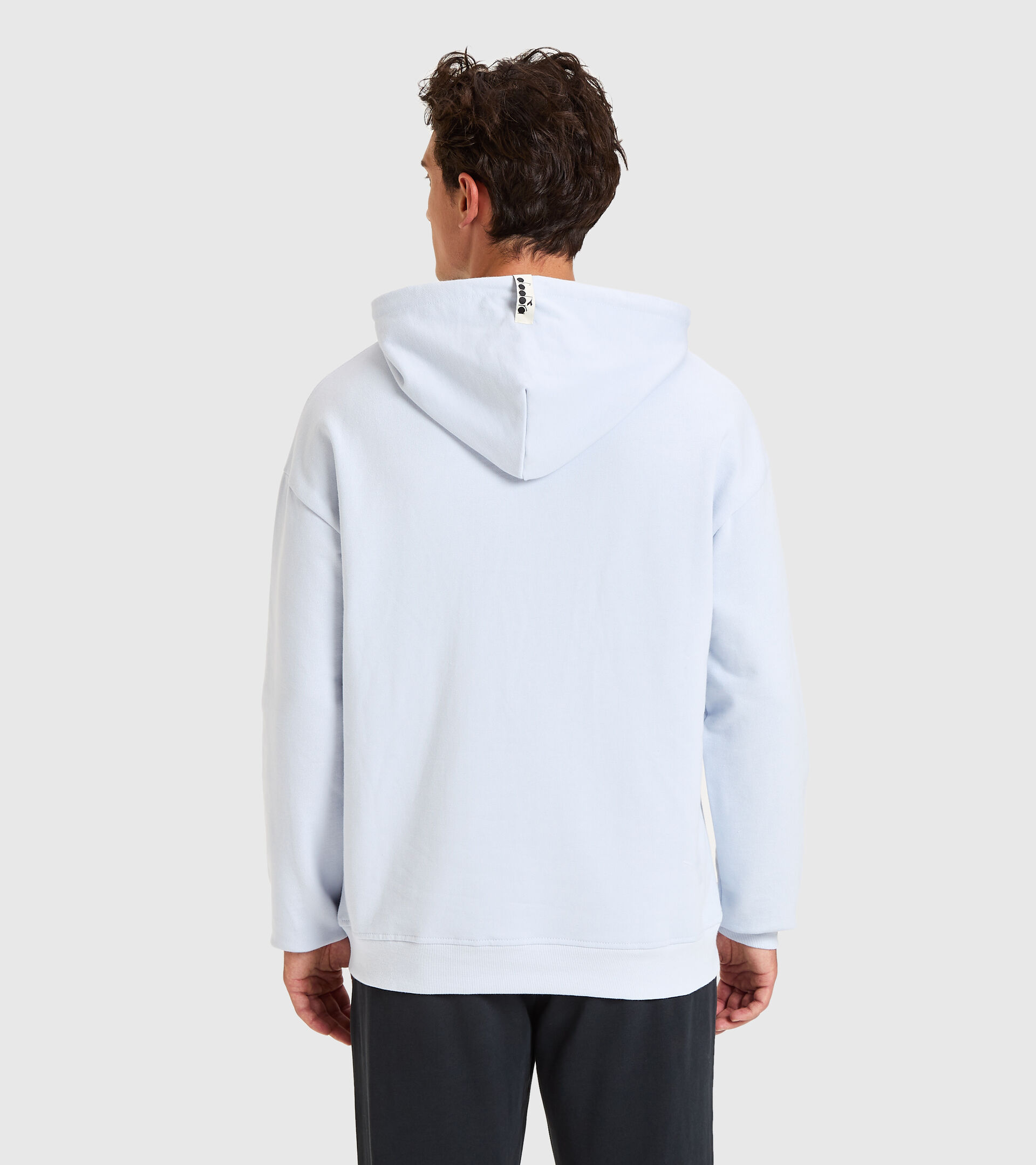 Hooded sweatshirt - Unisex HOODIE DIADORA HD SKY-BLUE ARTIC ICE - Diadora