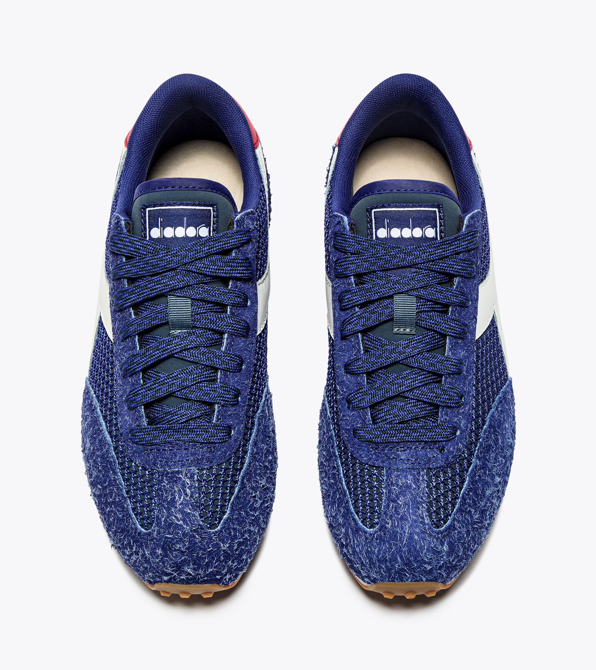 Low-profile leather sneaker - Women’s RALLY BLUE REGISTA - Diadora