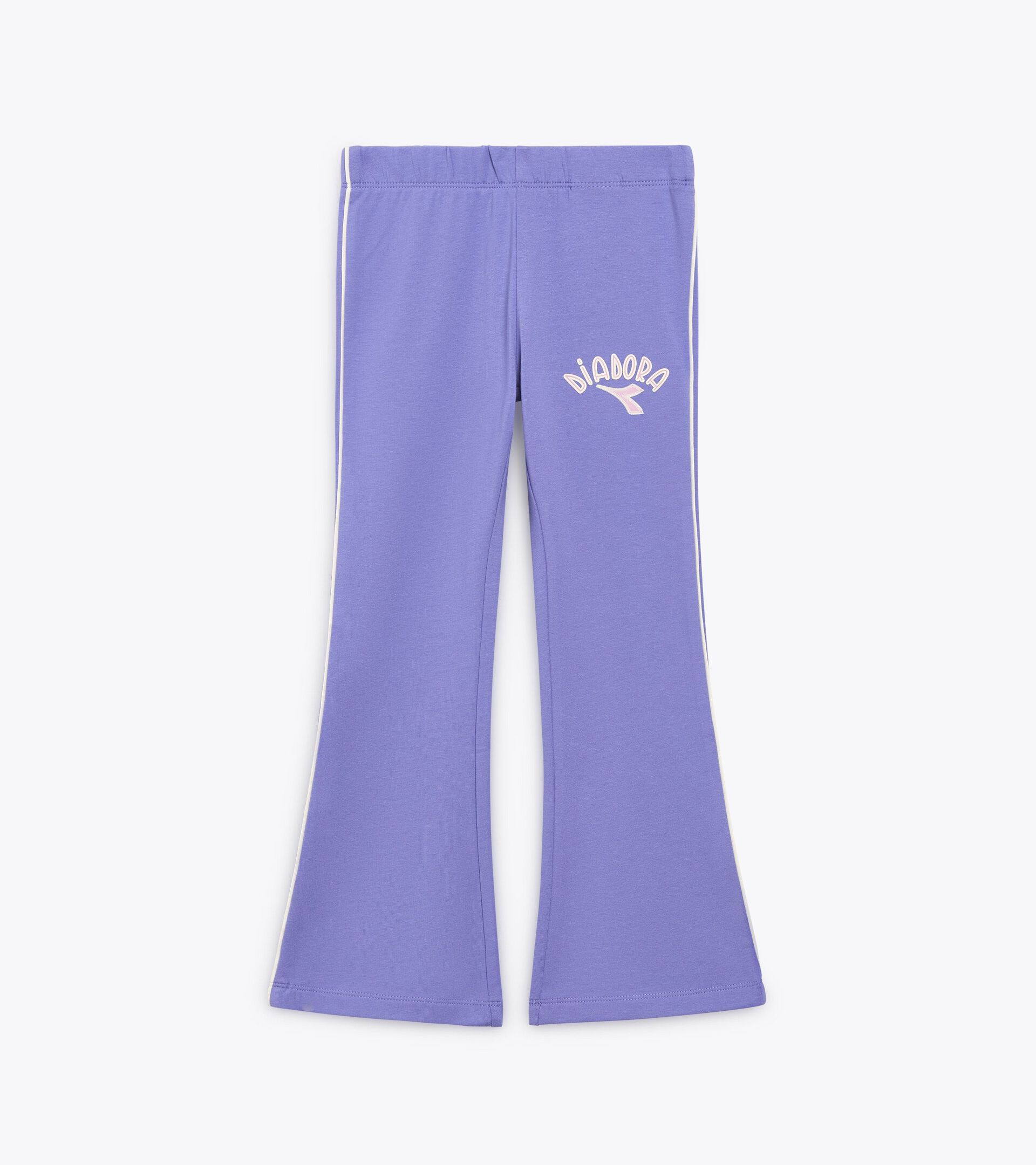 Stretchy leggings - Girls JG. LEGGINGS LOGO IRIS BLOOM - Diadora
