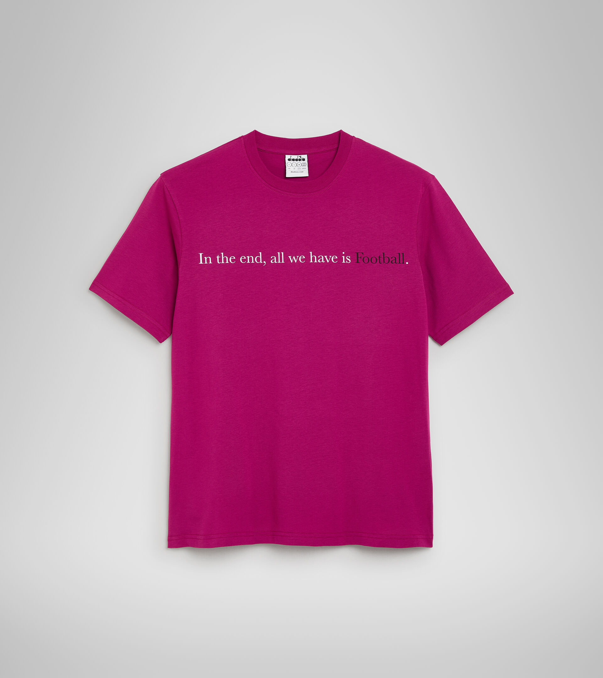 T-shirt de sport Throwback - Unisexe T-SHIRT SS CLASSIC STORY RB FUCHSIA FESTIVAL - Diadora