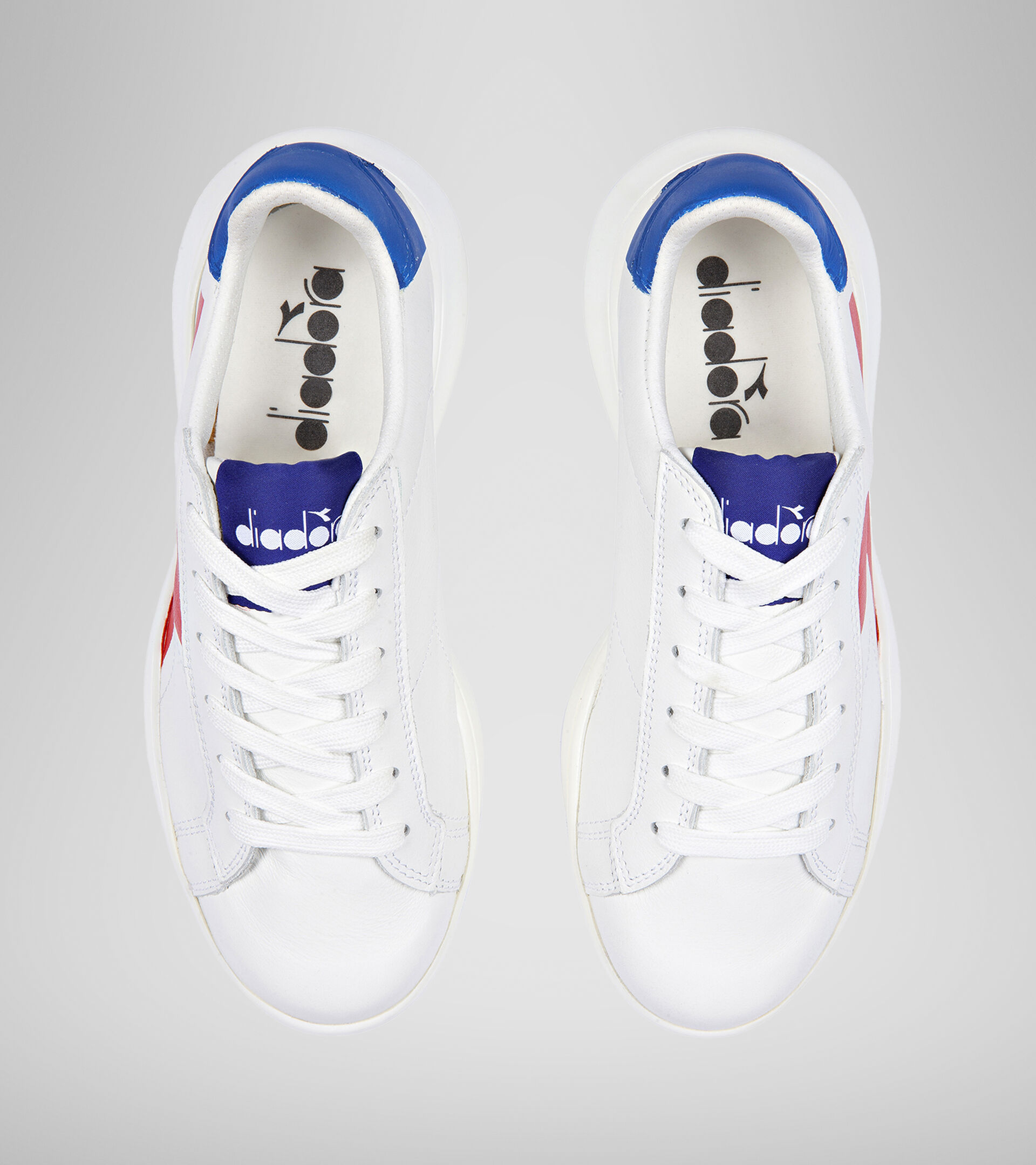 Sports shoe - Unisex MASS DAMPER DERBY WHITE/RED - Diadora