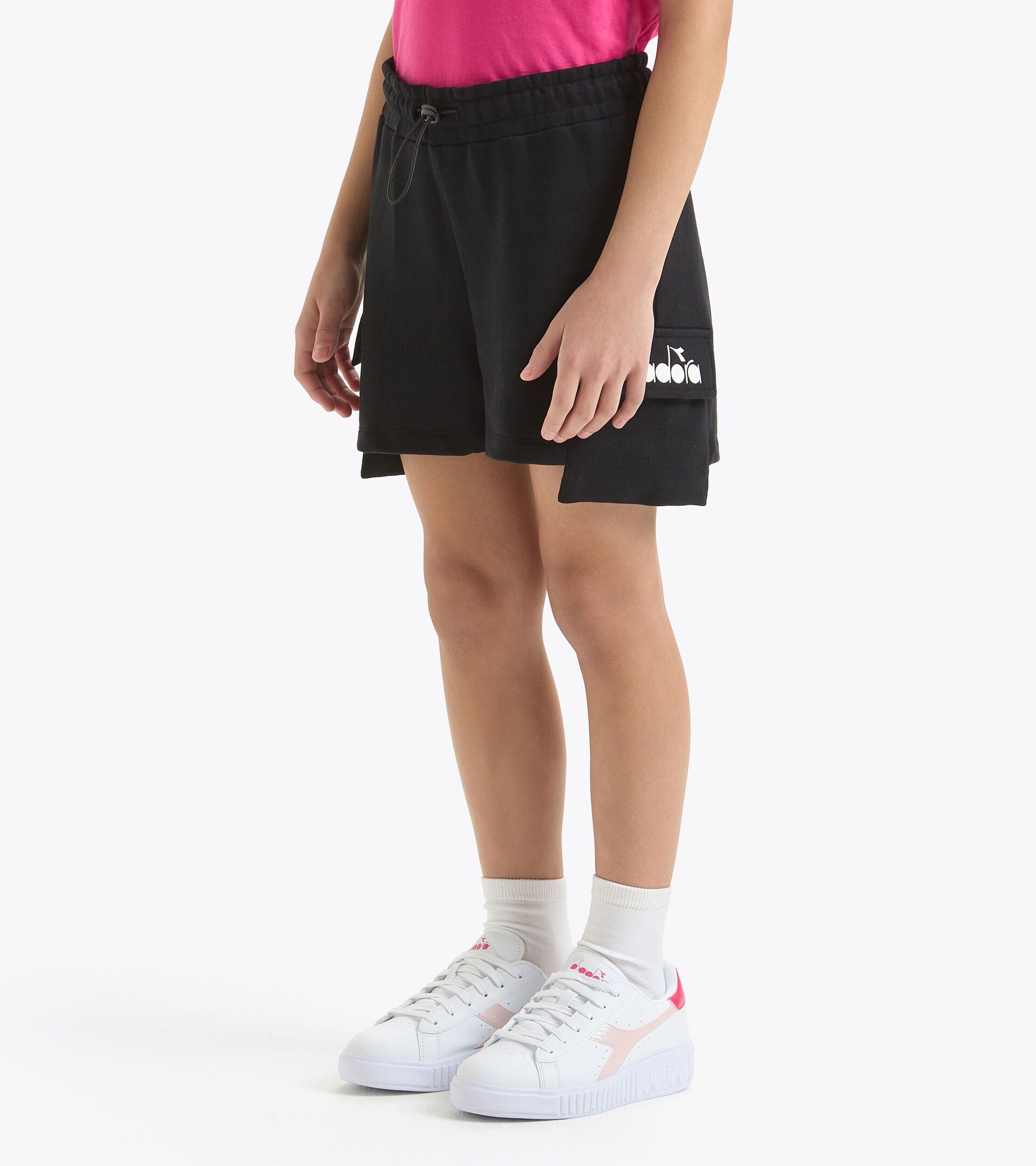 Pantalones cortos cargo - Niña
 JG.  SHORTS CARGO NEGRO - Diadora