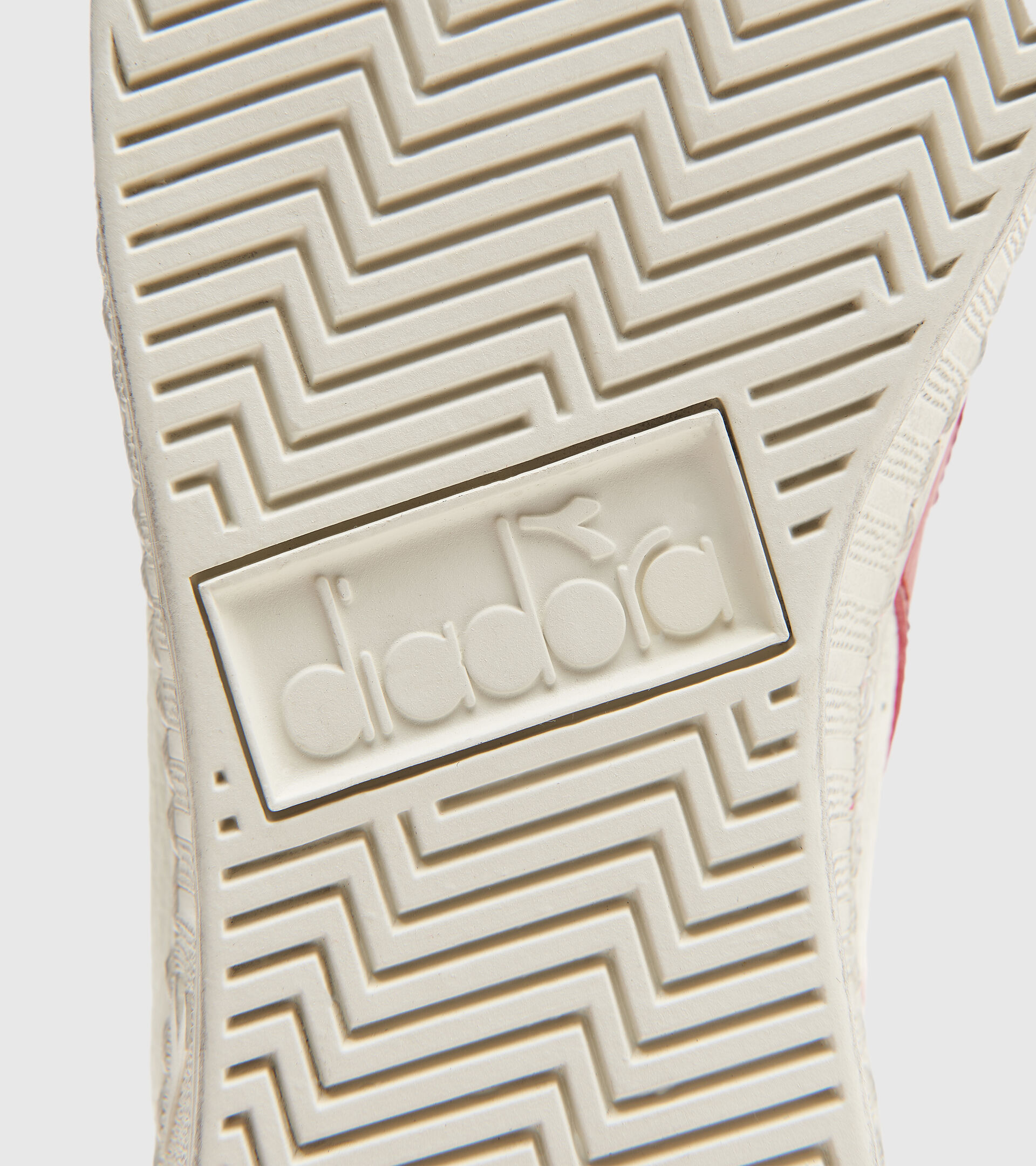 Sports shoes - Unisex GAME L WAXED ROW CUT WHITE/RED PEPPER - Diadora